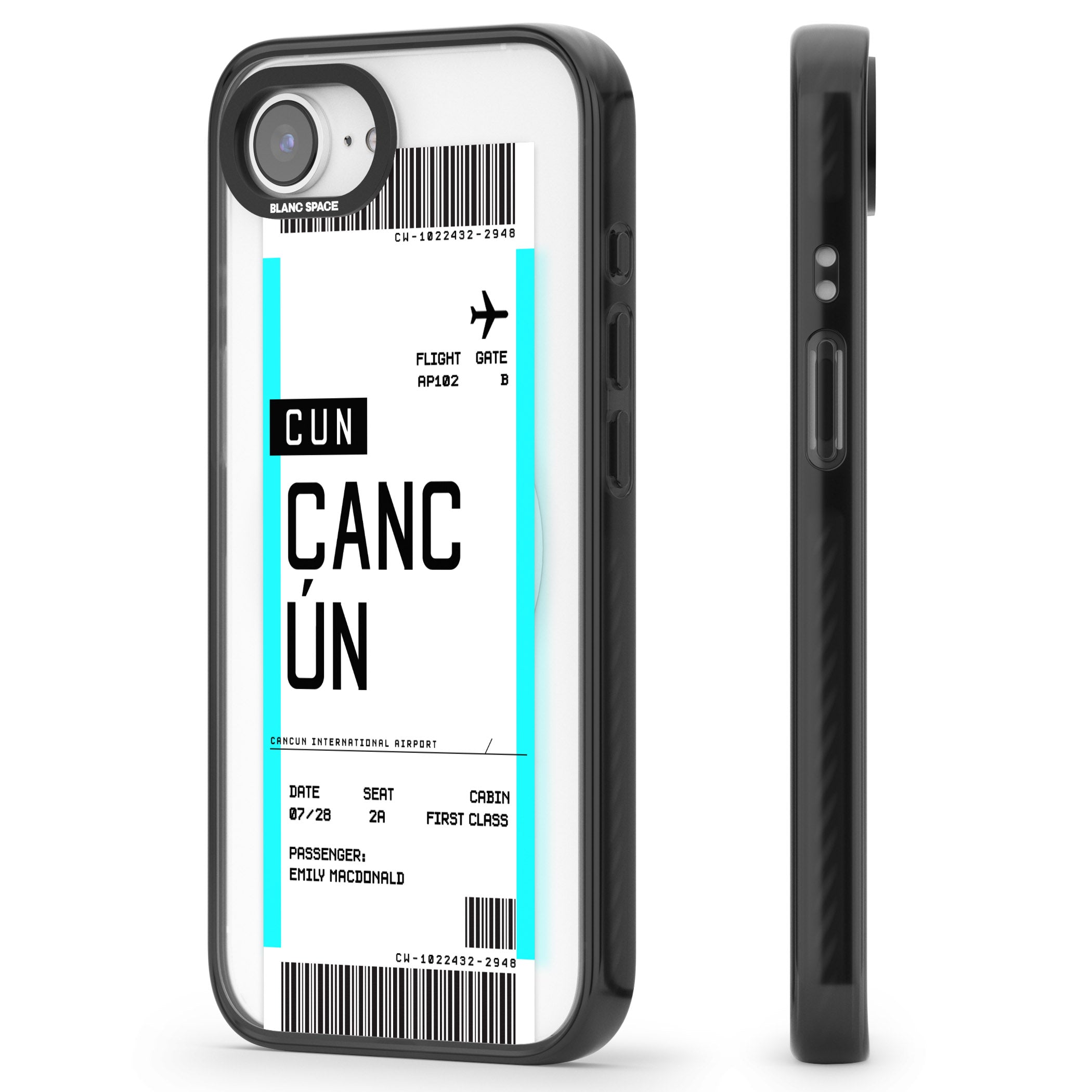Personalised Cancún Boarding Pass