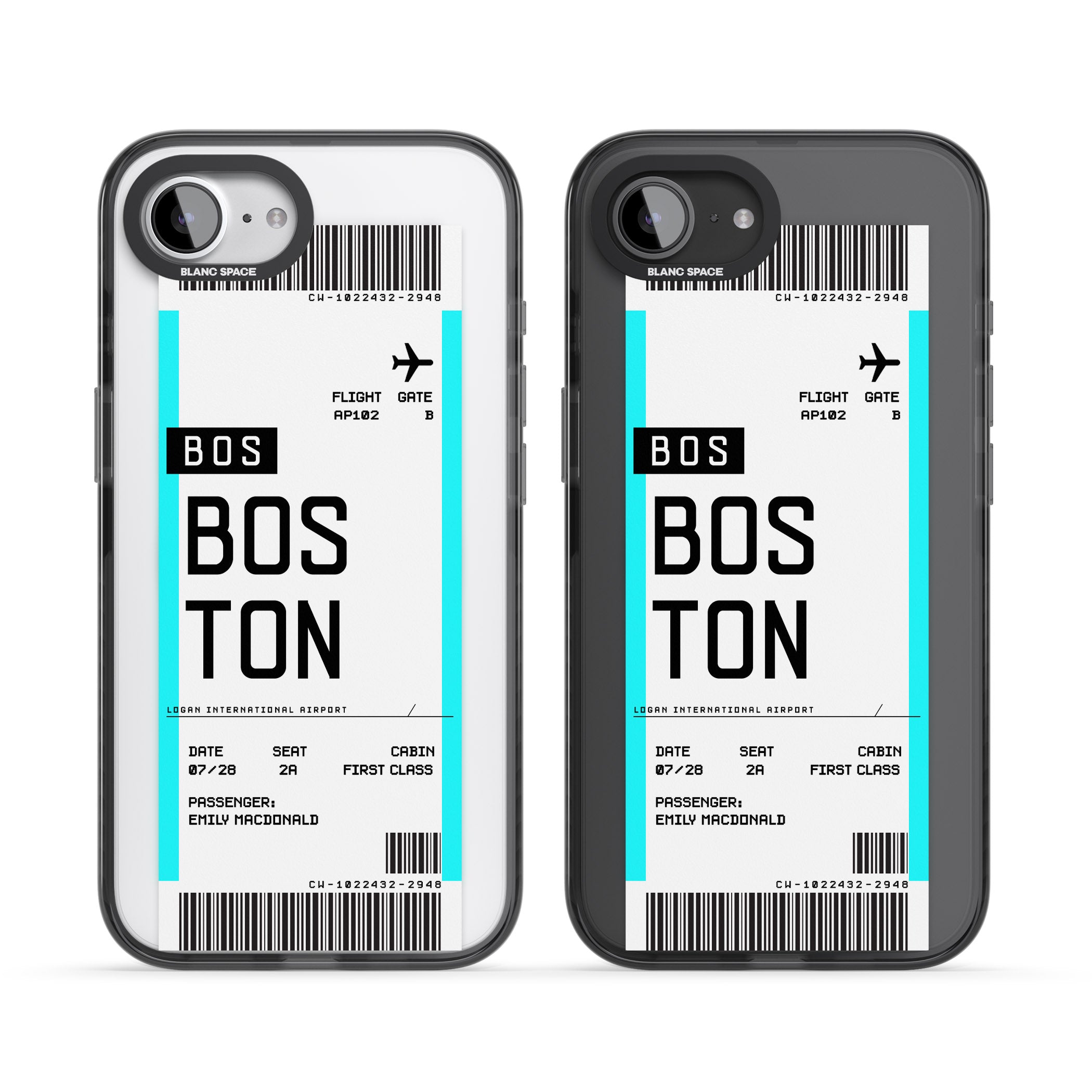 Personalised Boston Boarding Pass