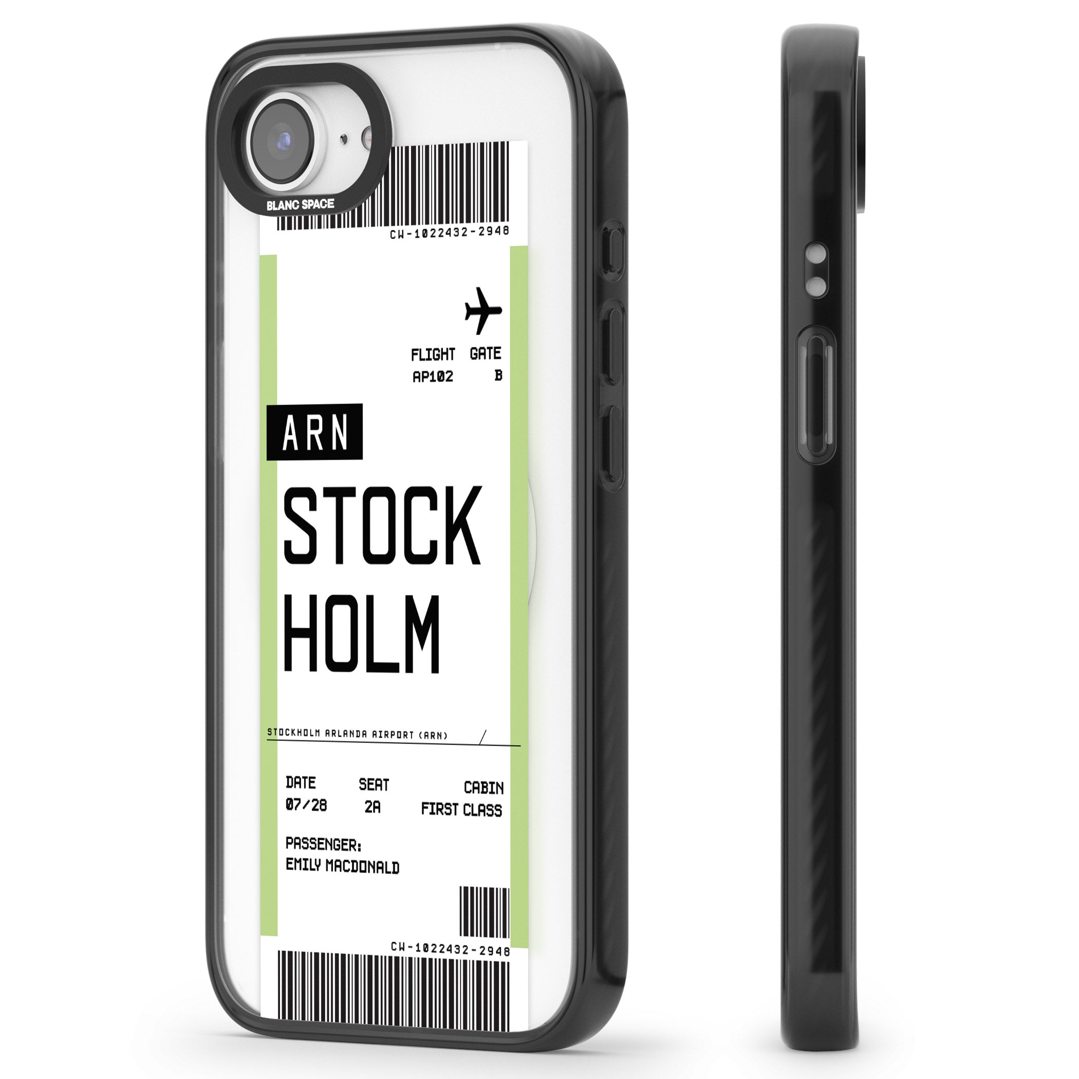 Personalised Stockholm Boarding Pass