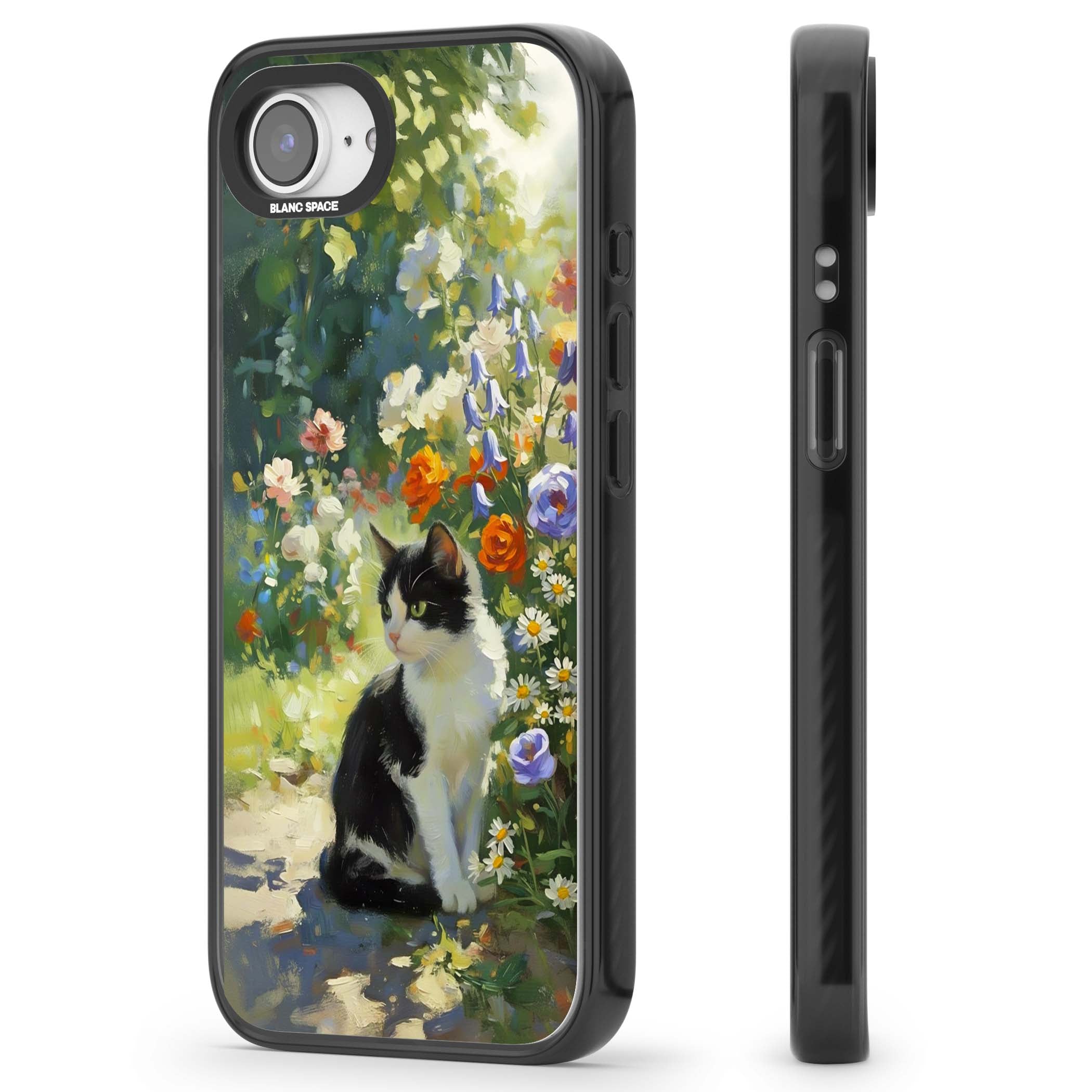 Cat In The Meadow for her iPhone case | Black Impact Magsafe case for iPhone 16e, iPhone 17e