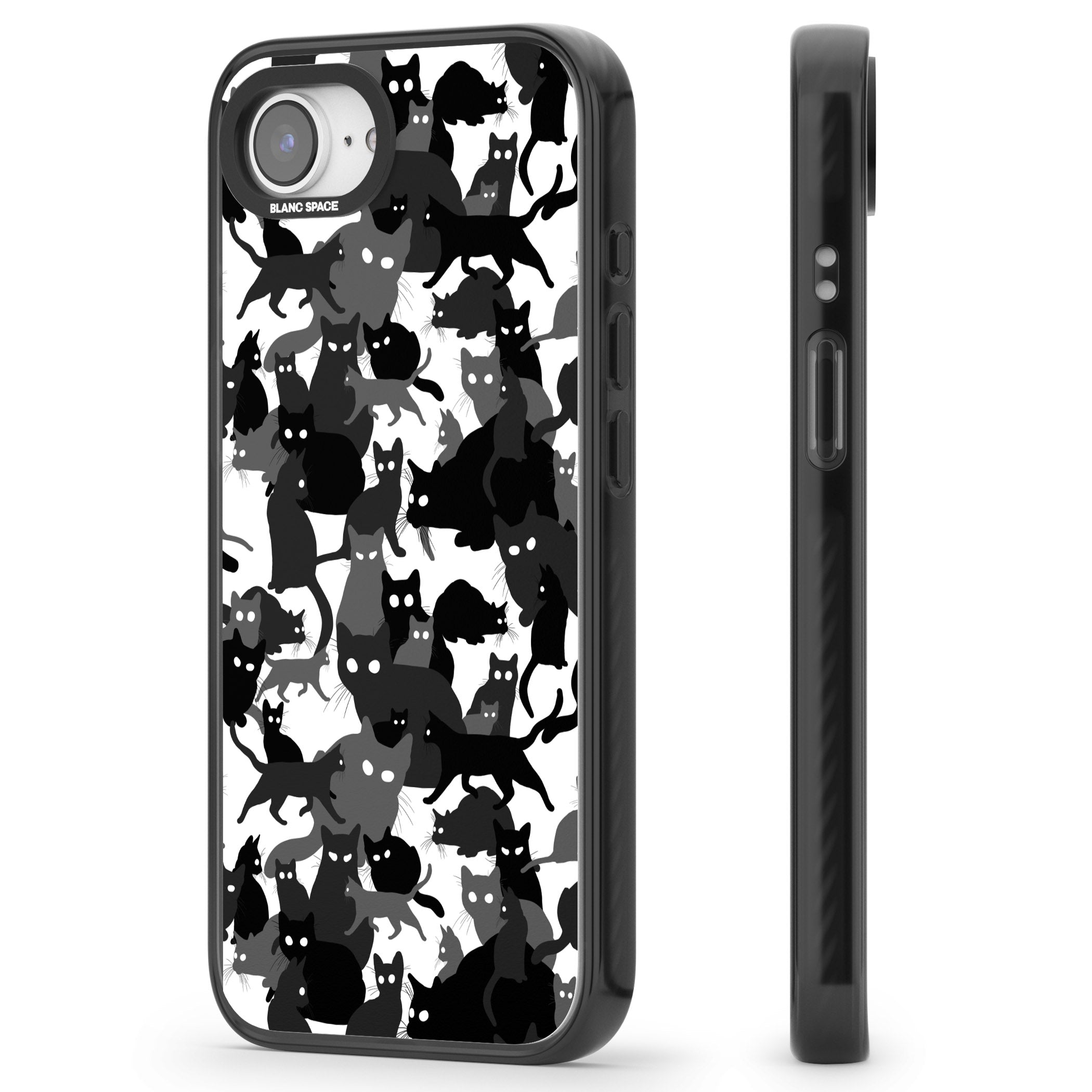 Black & White Cat Camouflage