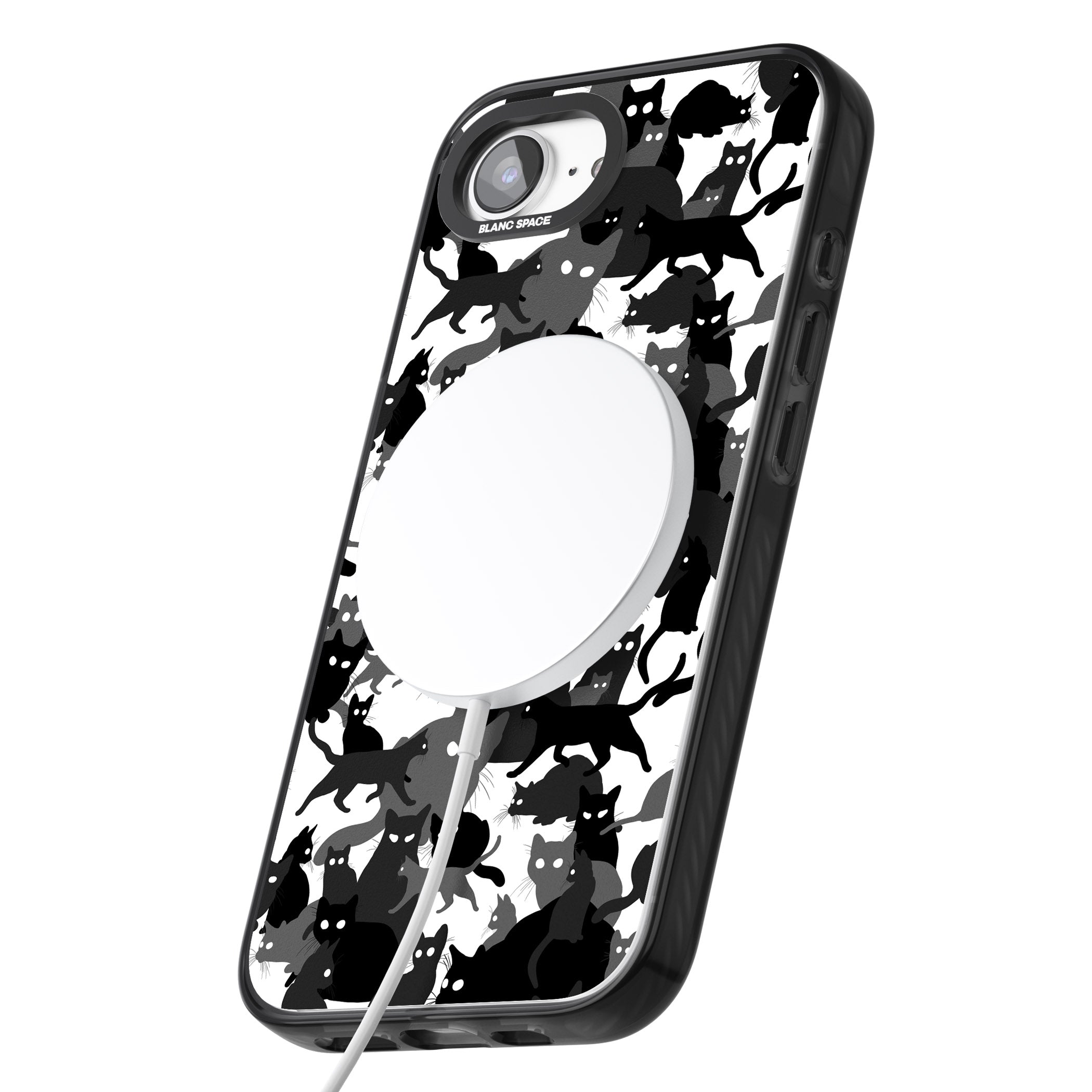 Black & White Cat Camouflage