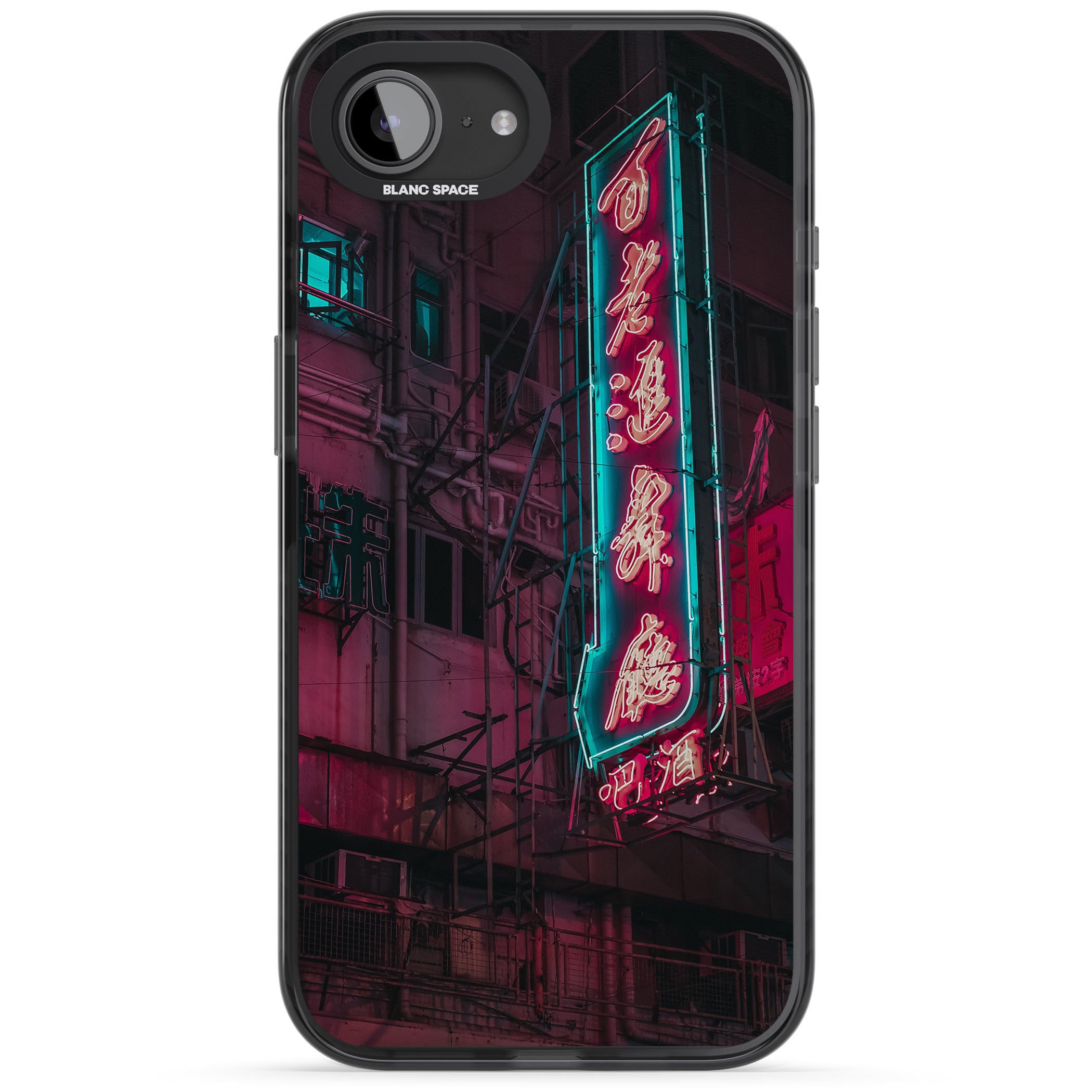 Neon Kanji Cityscape