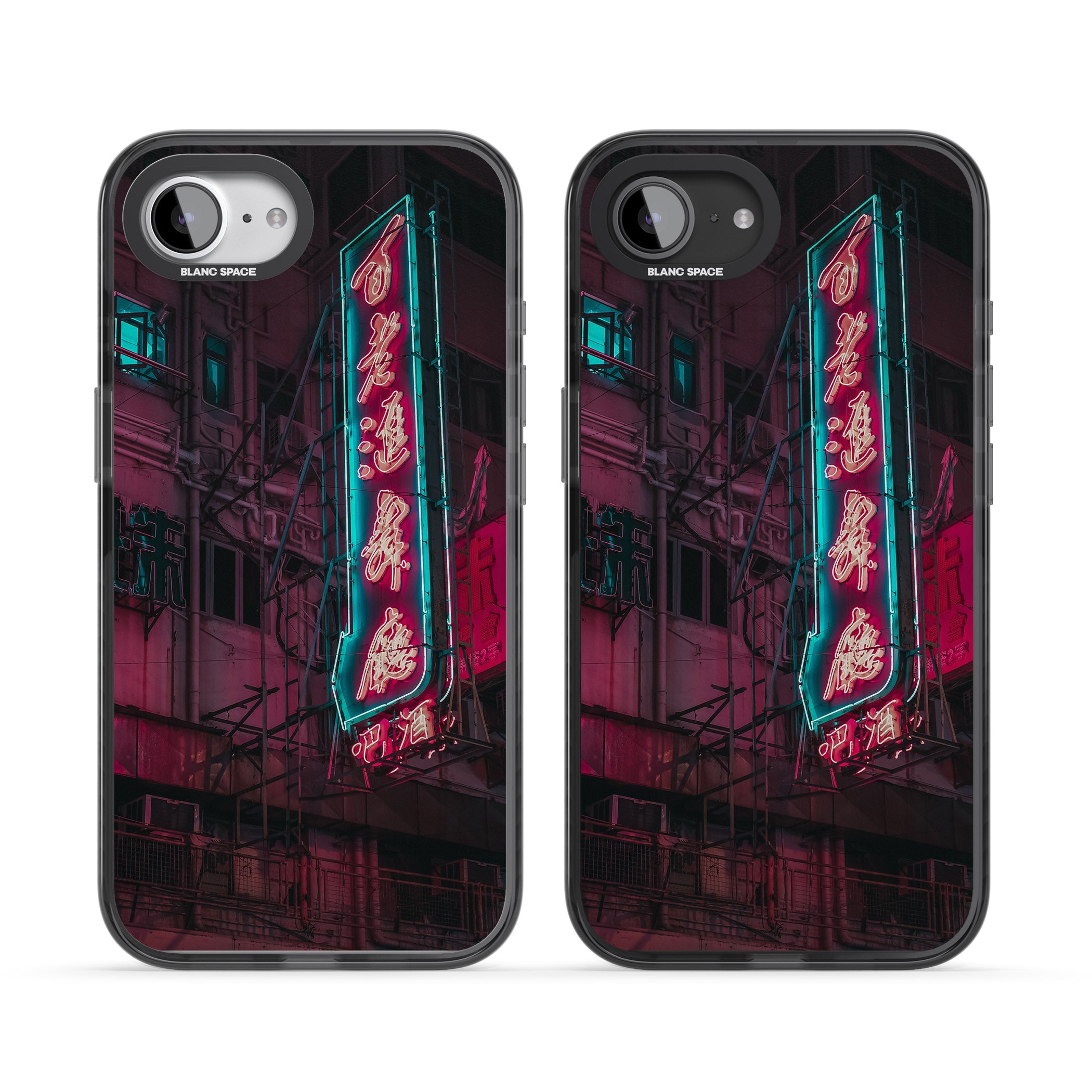 Neon Kanji Cityscape