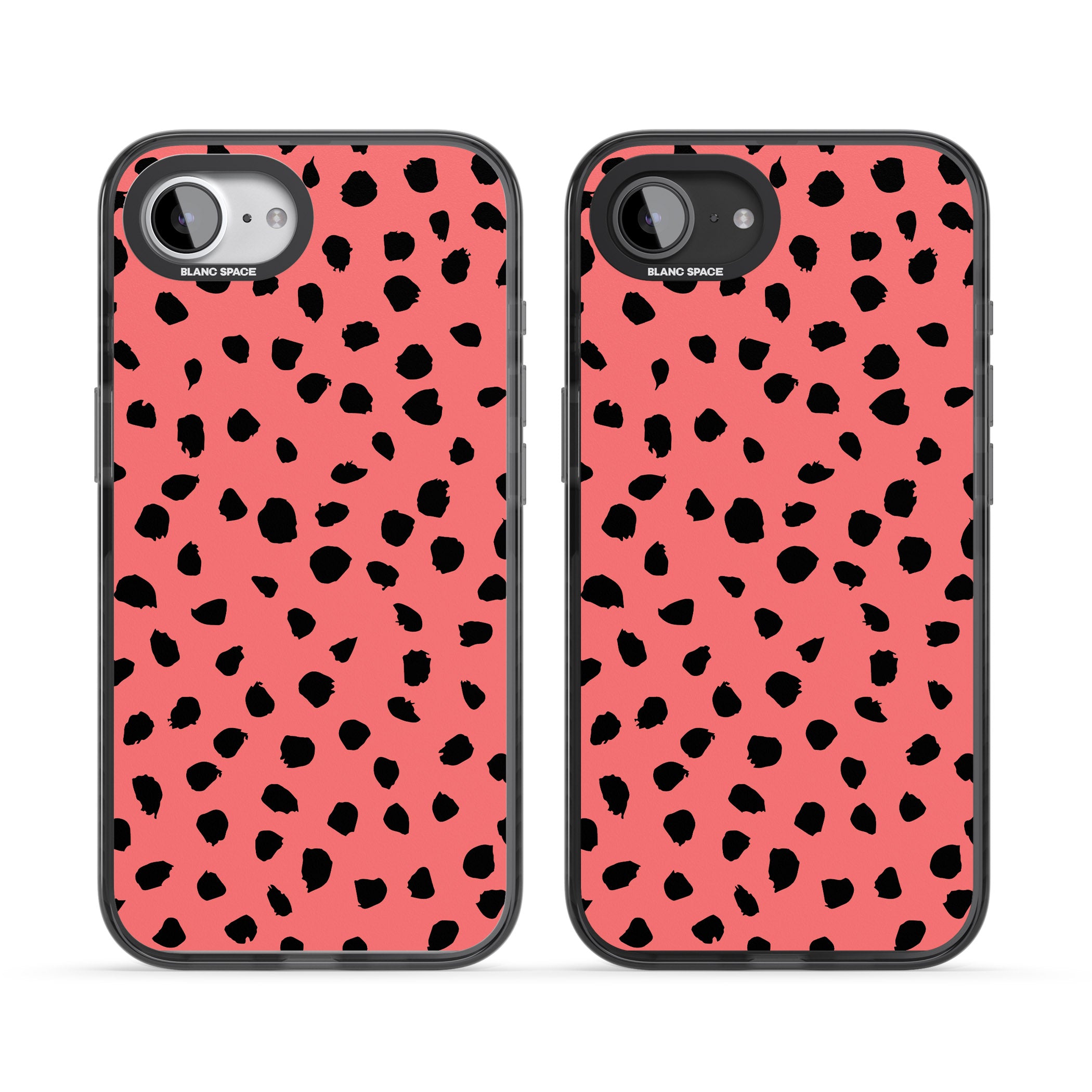 Black Dalmatian Spots On Coral