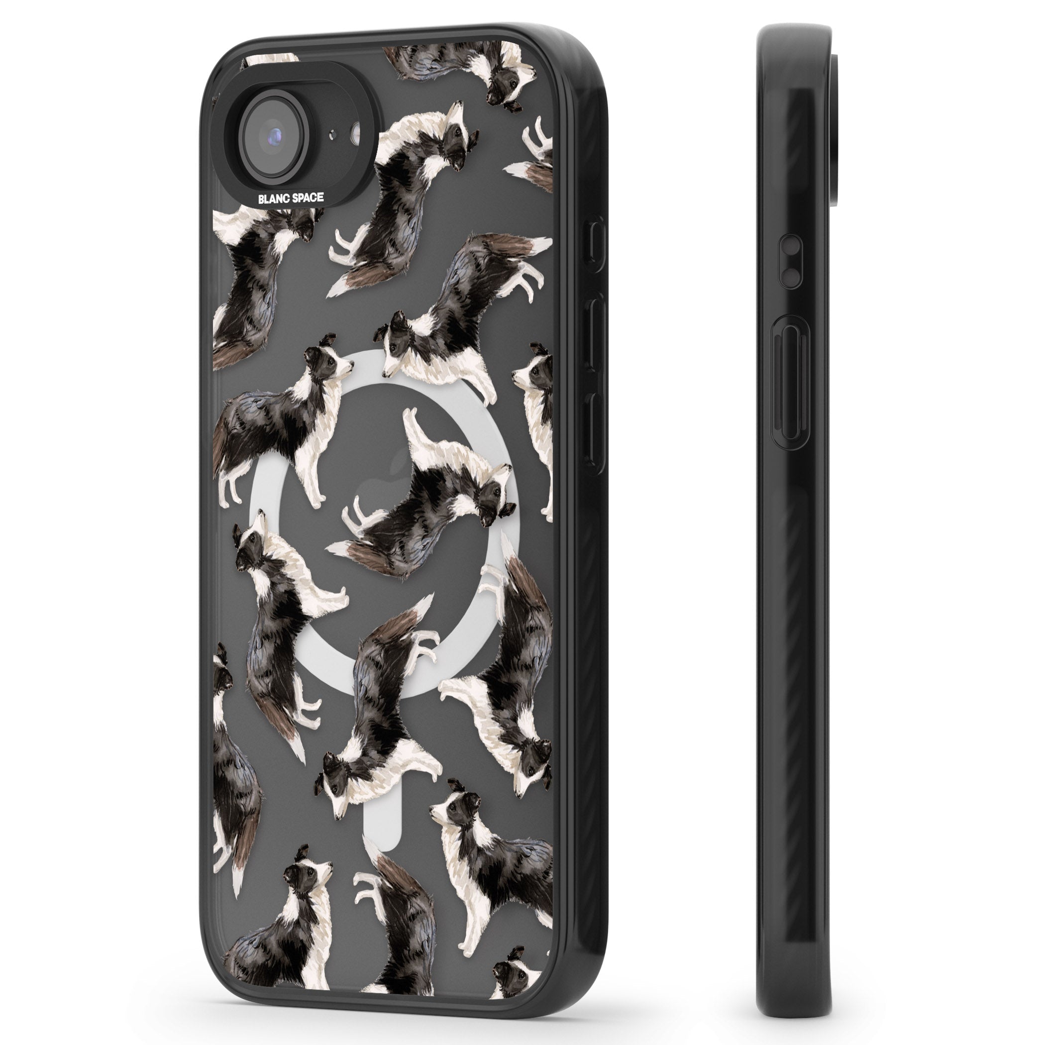 Border Collie Pattern Watercolour