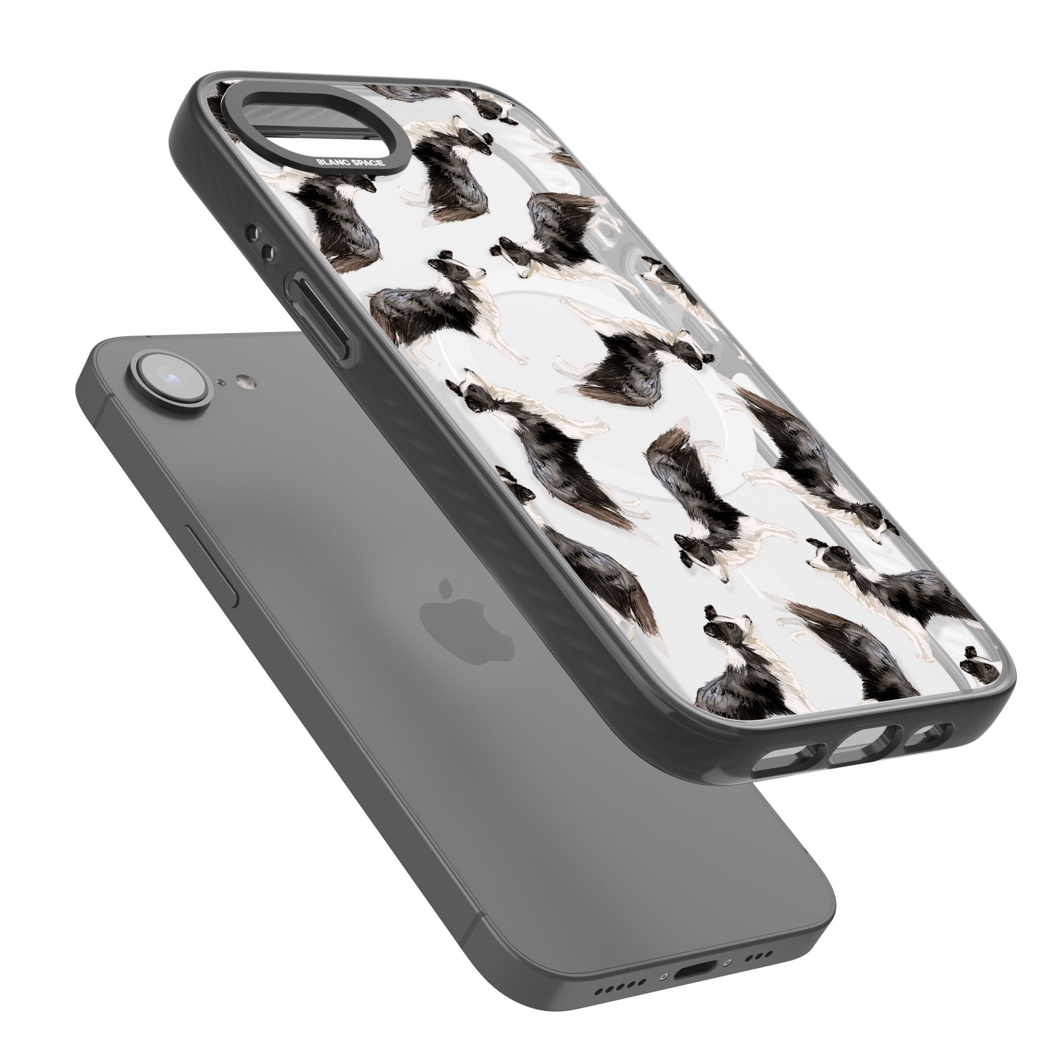 Border Collie Pattern Watercolour