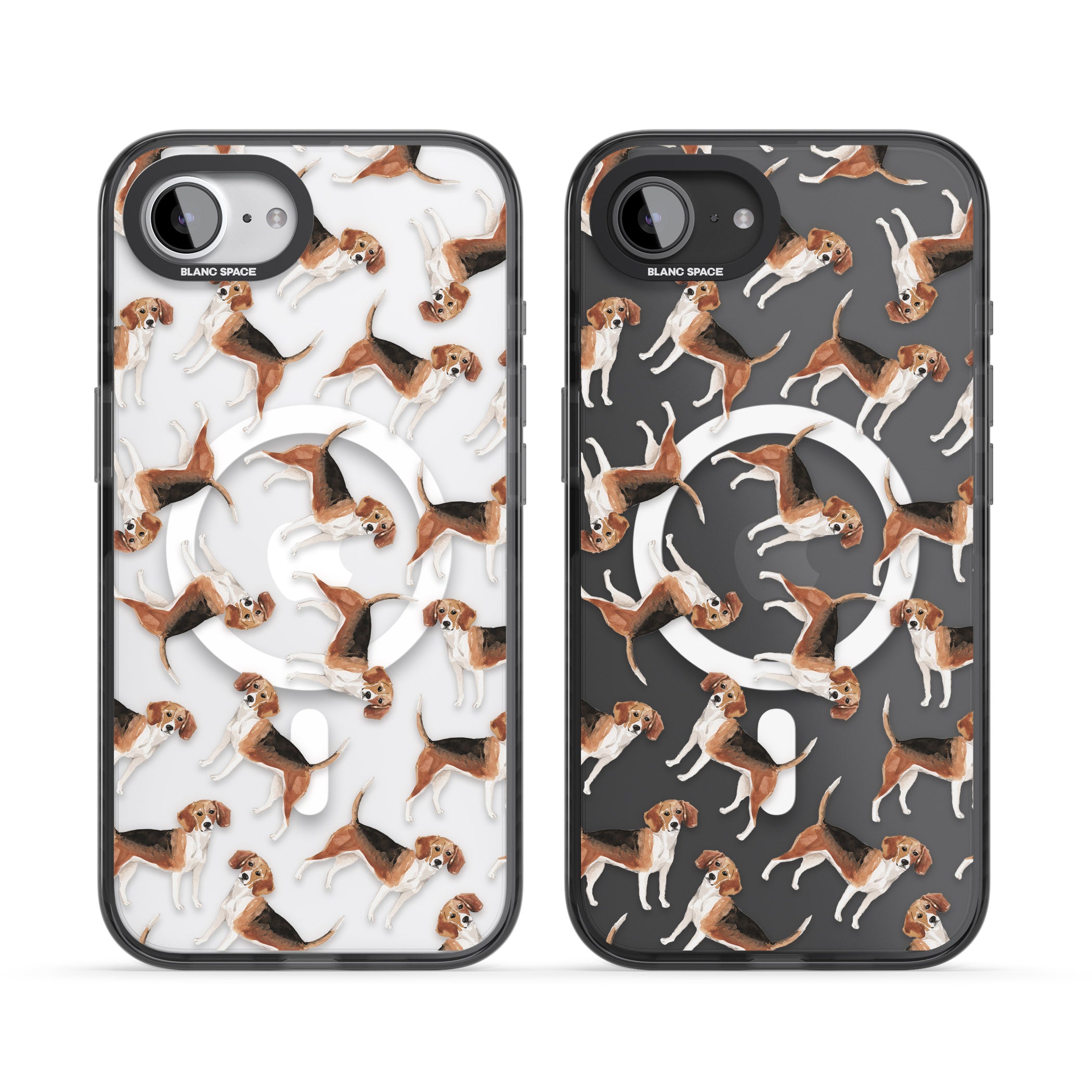 Beagle Watercolor Pattern