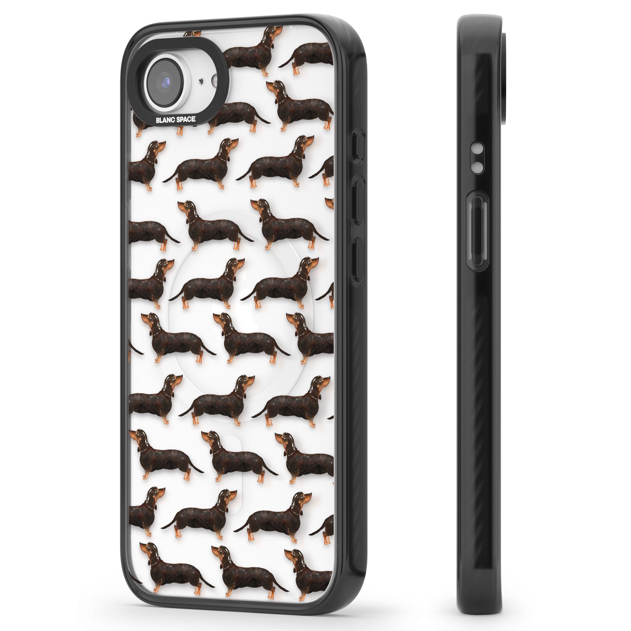 Dachshund Pattern Black Tan