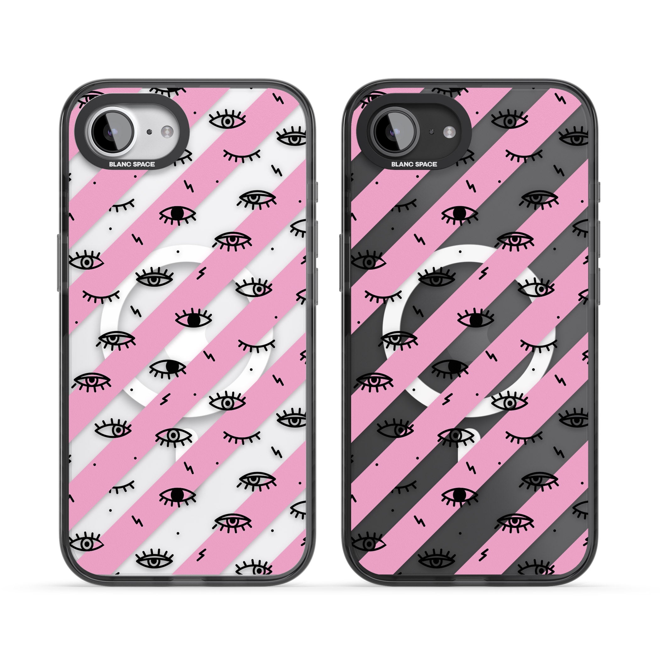 Pink Stripe Eyes