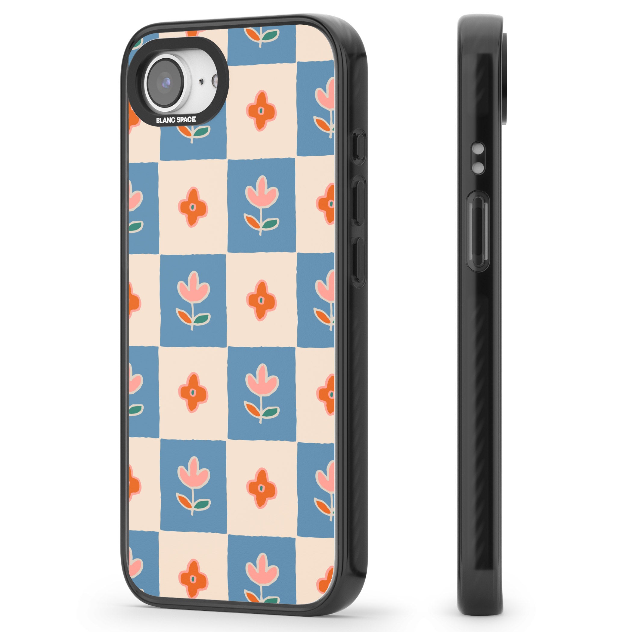 Vintage Bloom Checkered