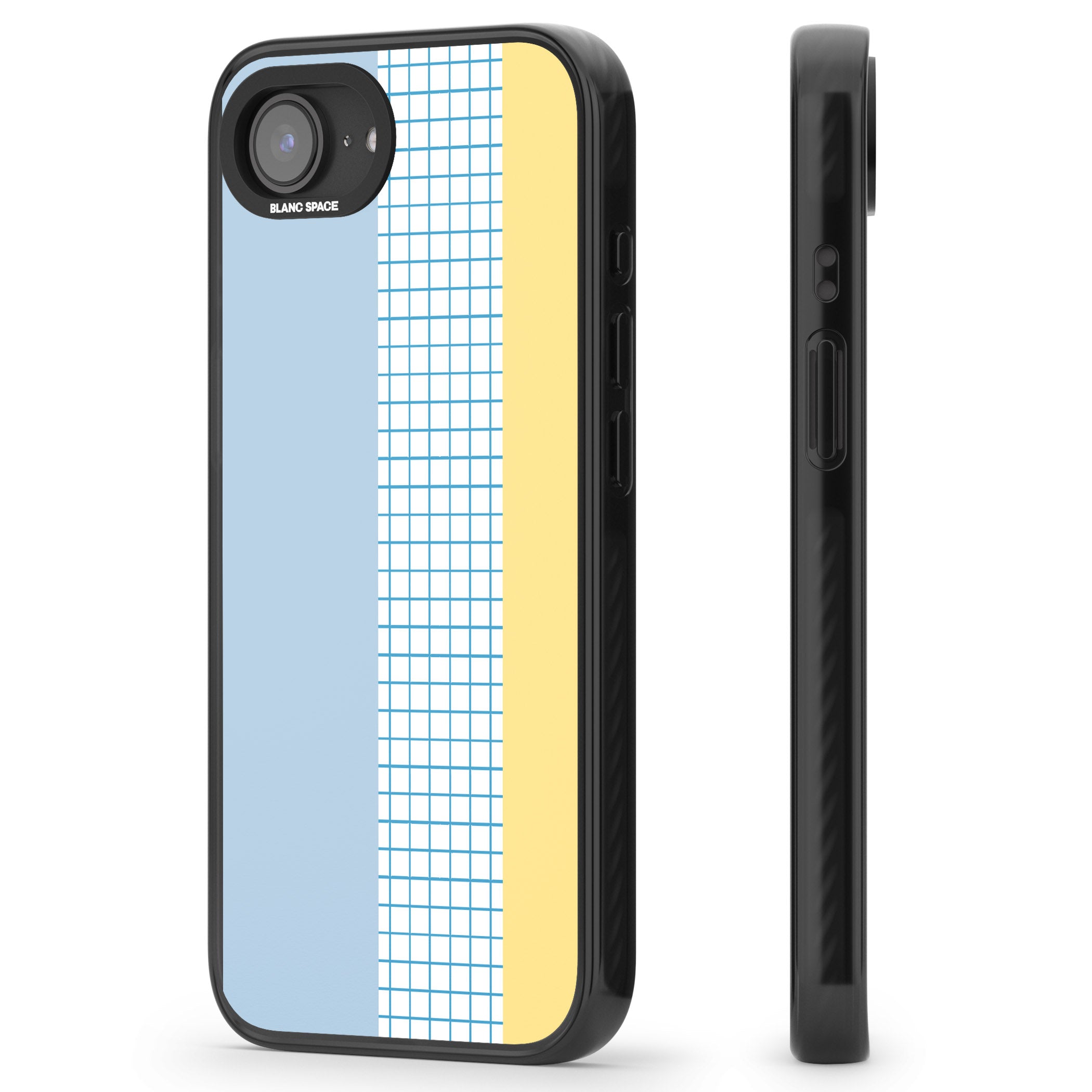 Abstract Grid Blue & Yellow