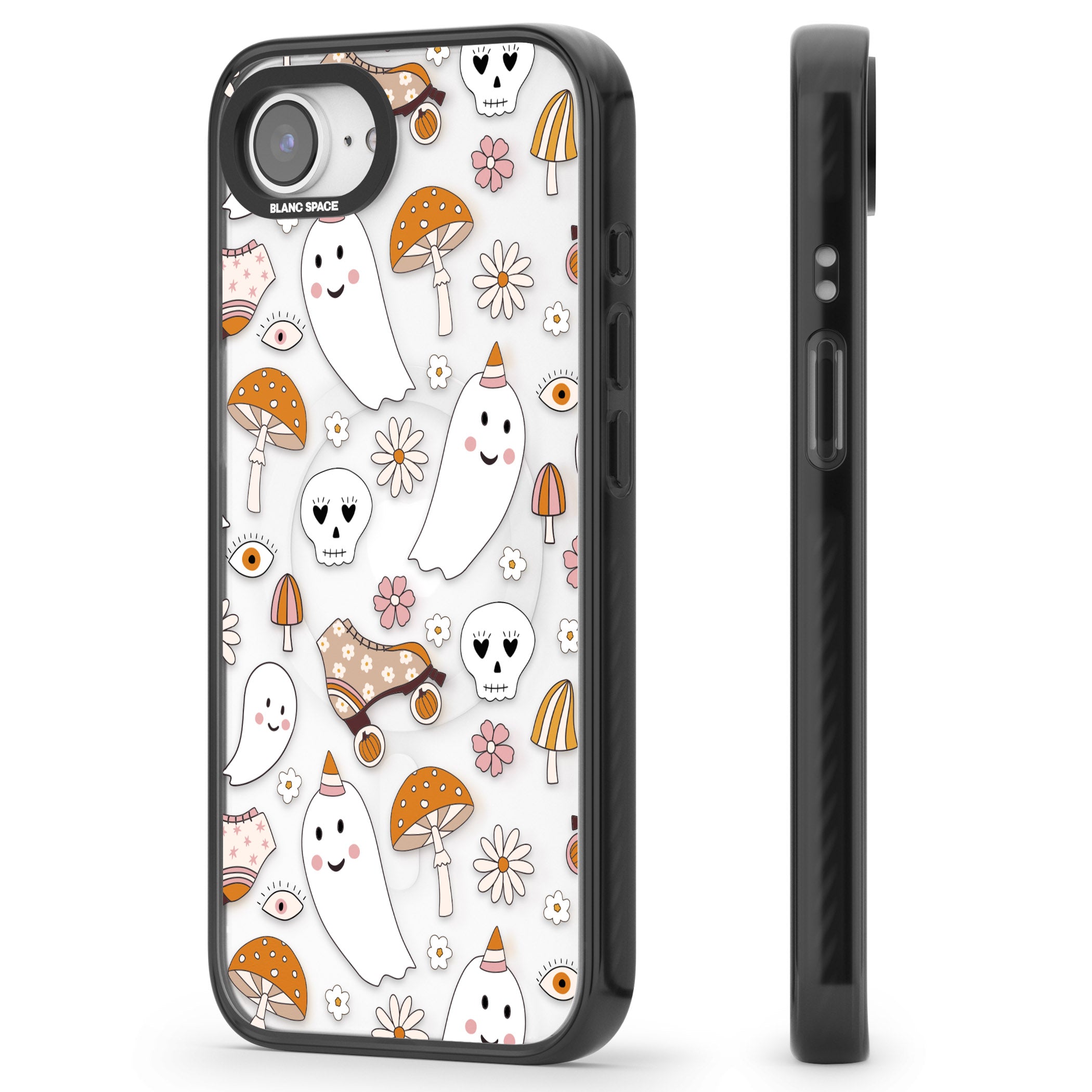 Cute Ghost And Skulls Pattern