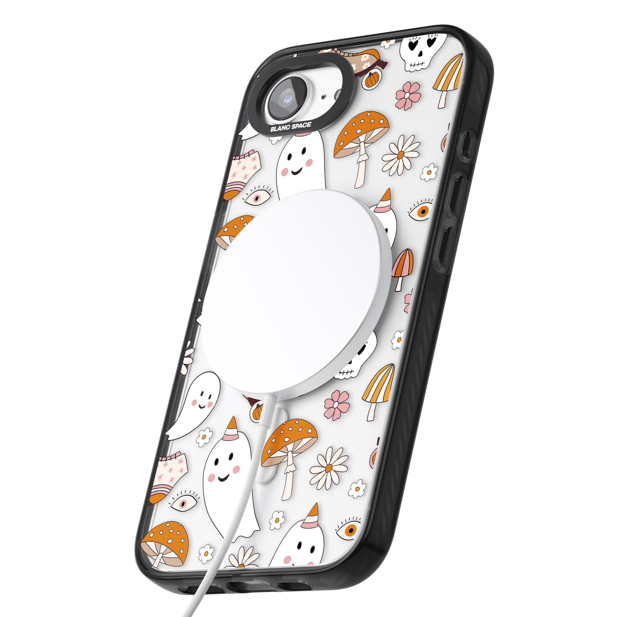 Cute Ghost And Skulls Pattern
