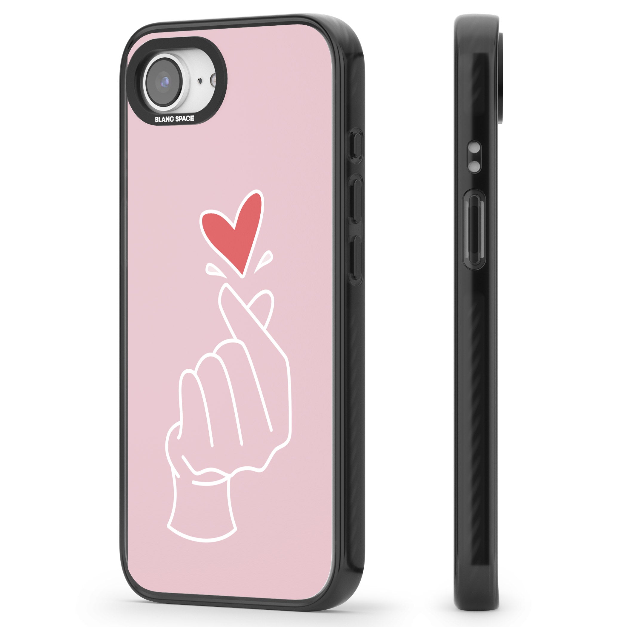 Pink Heart Hand