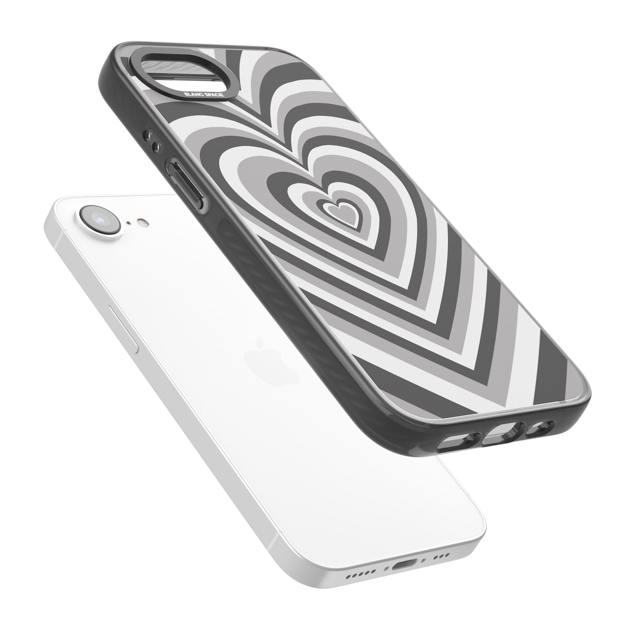 Monochrome Heart Illusion