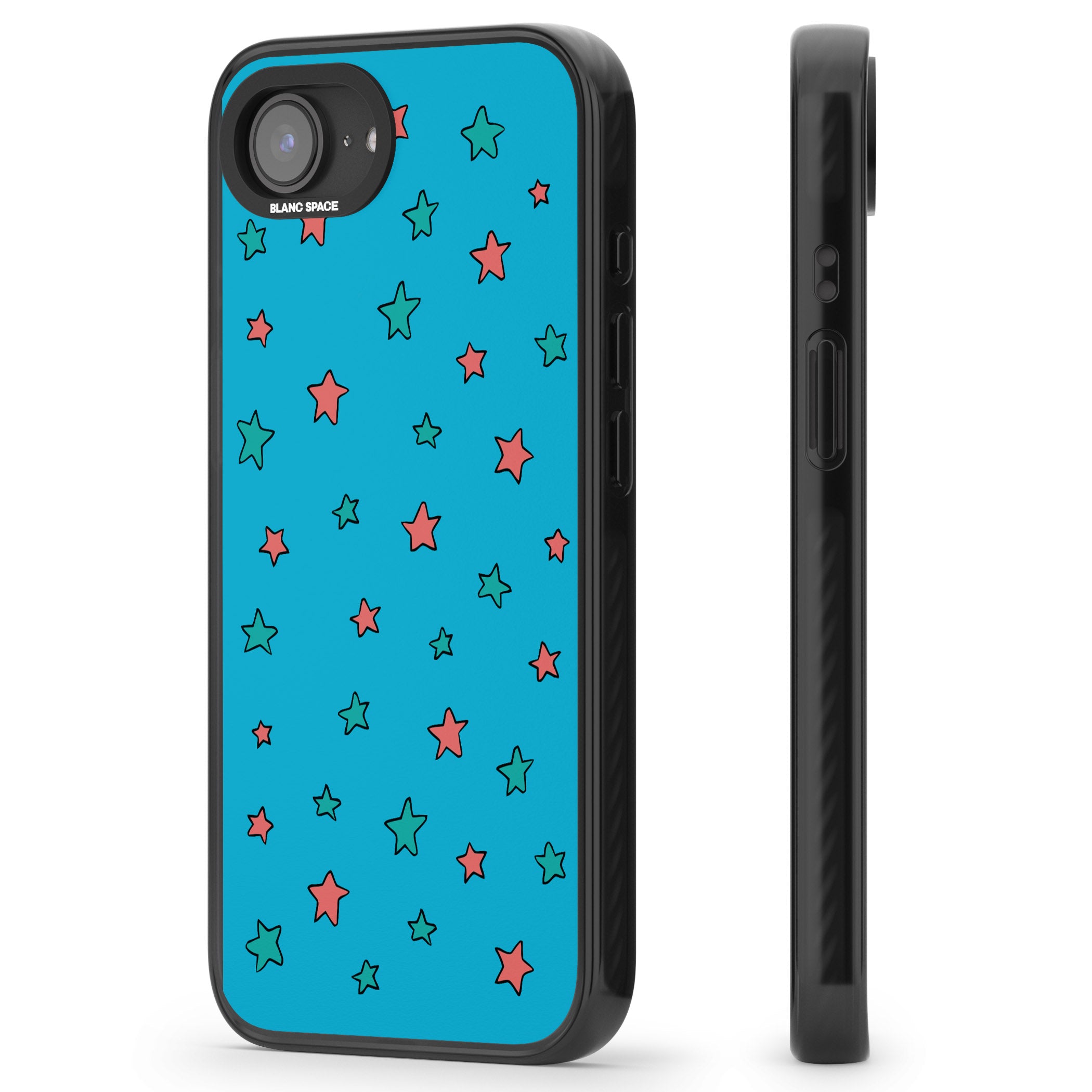 Blue Heartstopper Stars Pattern