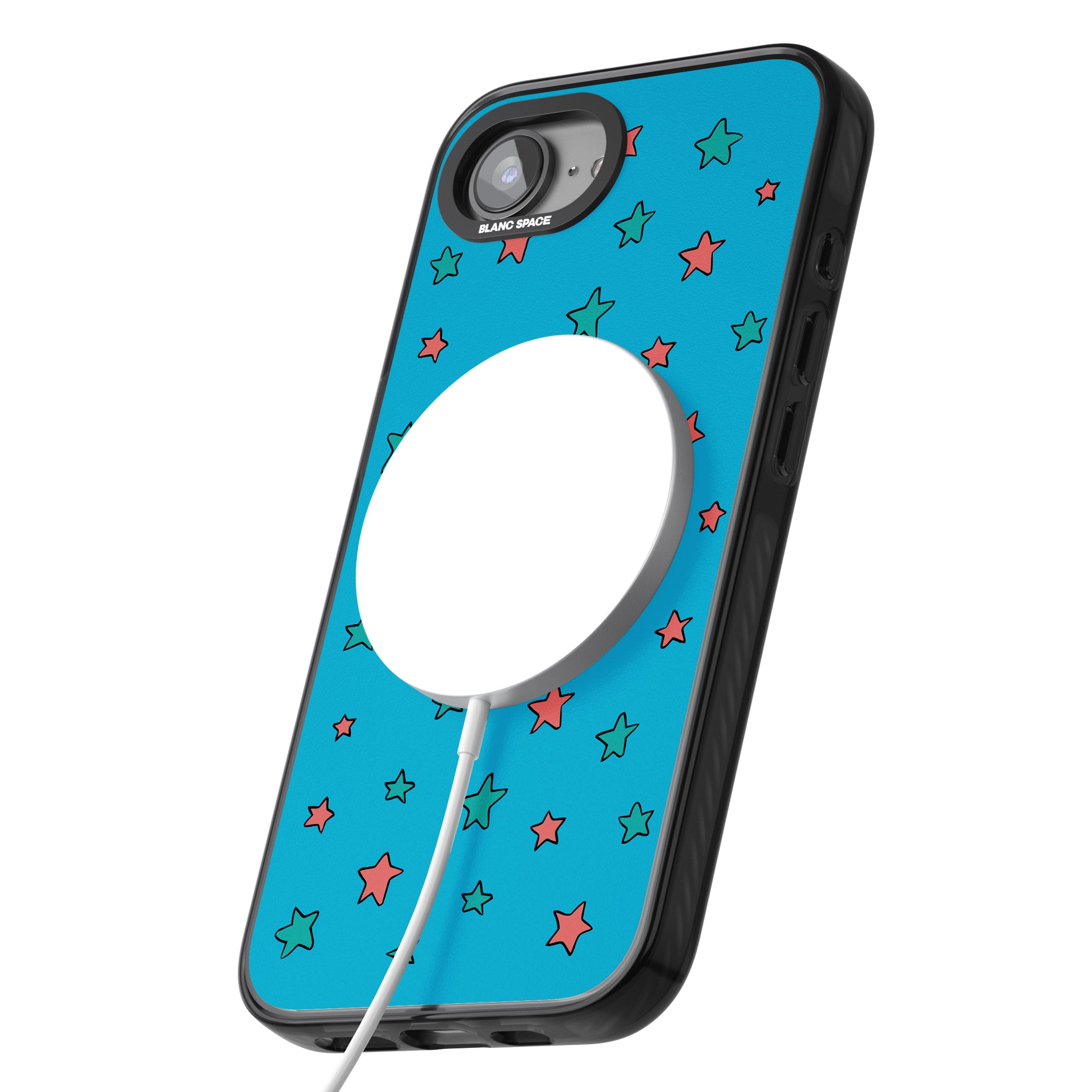 Blue Heartstopper Stars Pattern