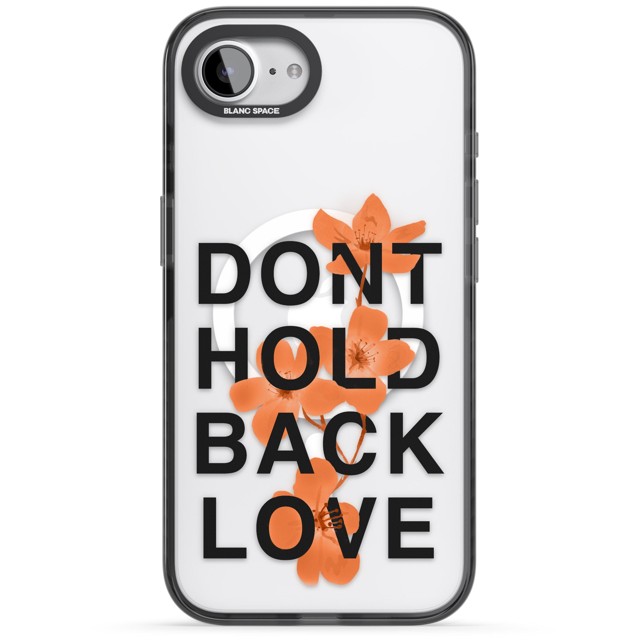 Don'T Hold Back Love Orange & Black