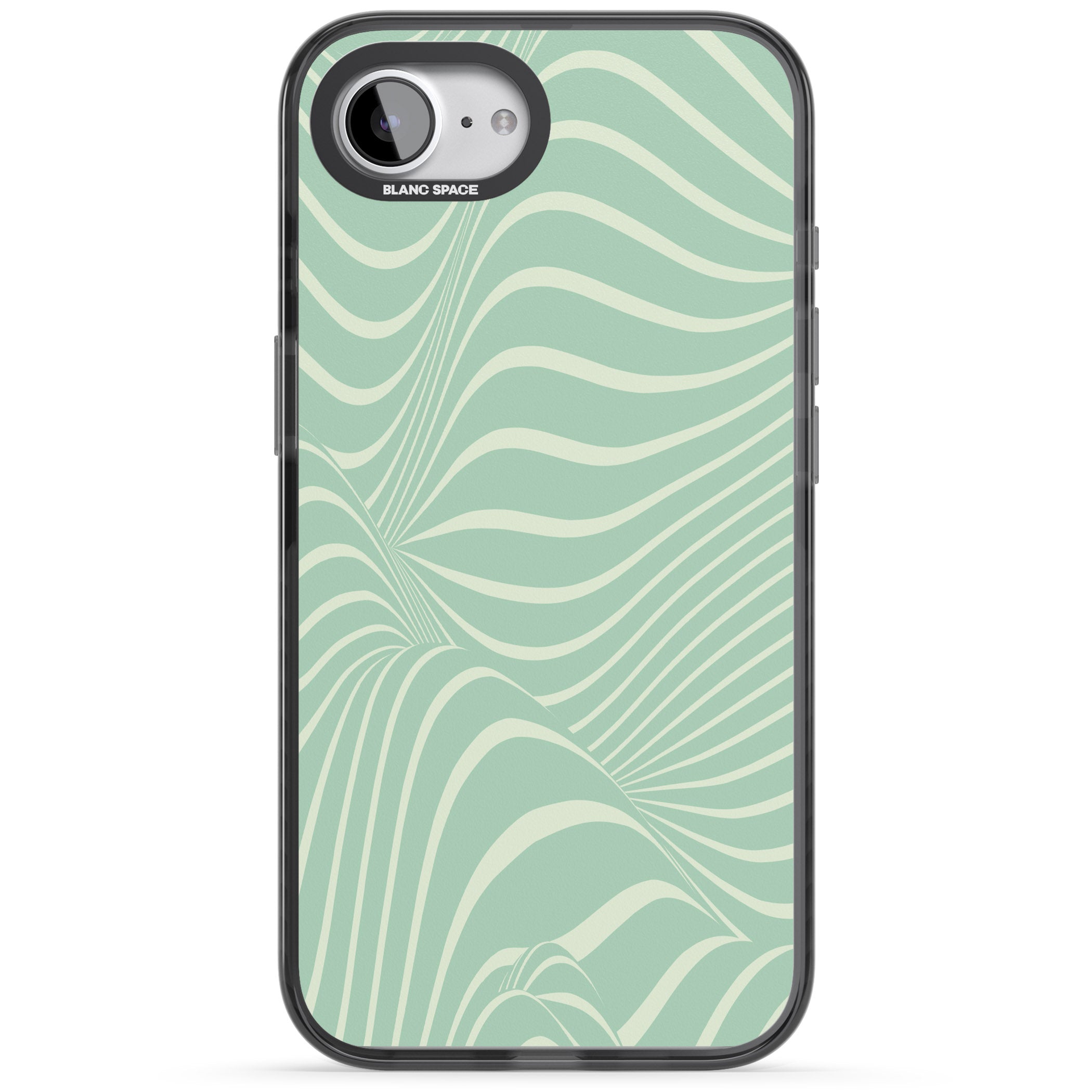 Mint Green Distorted Line