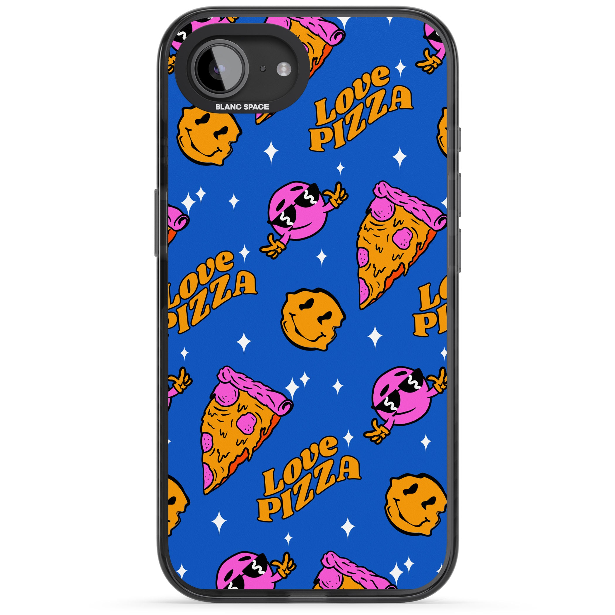 Psychedelic Love Pizza Pattern
