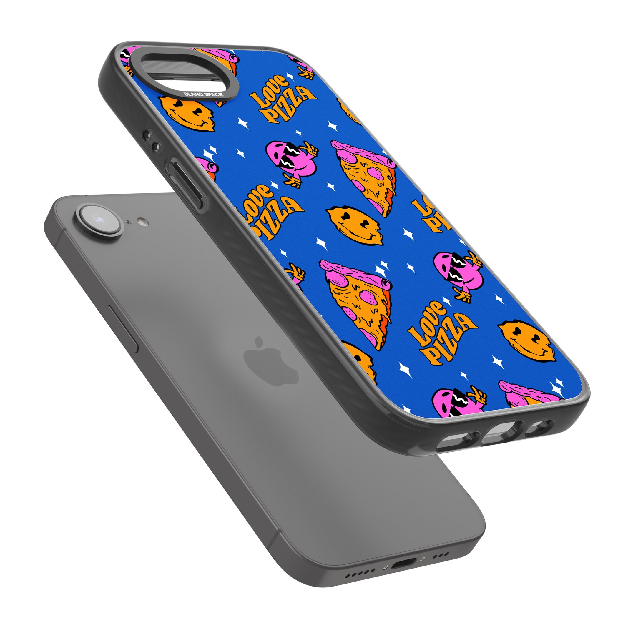 Psychedelic Love Pizza Pattern