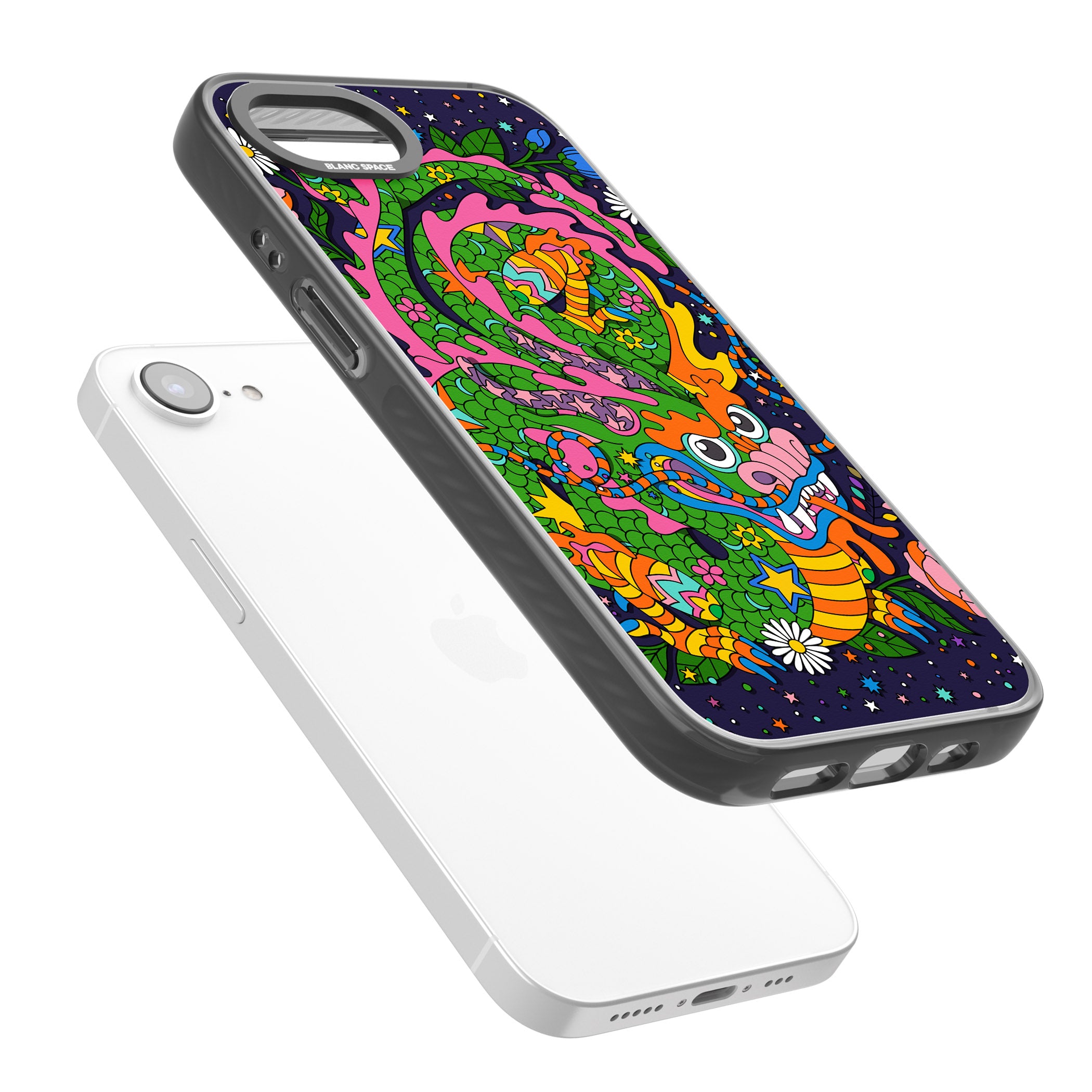 Psychedelic Jungle Dragon (Purple)