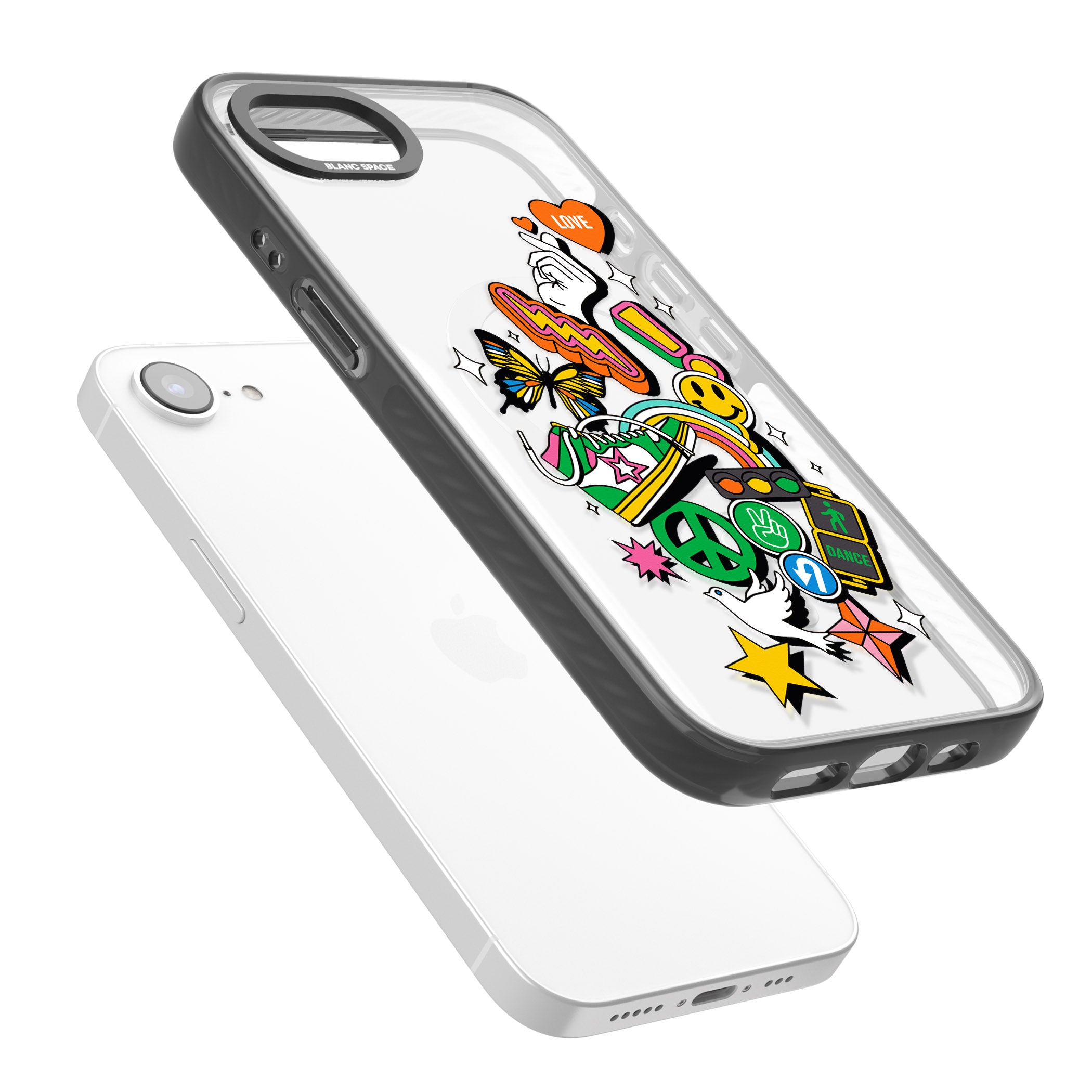 Nostalgic Sticker Collage