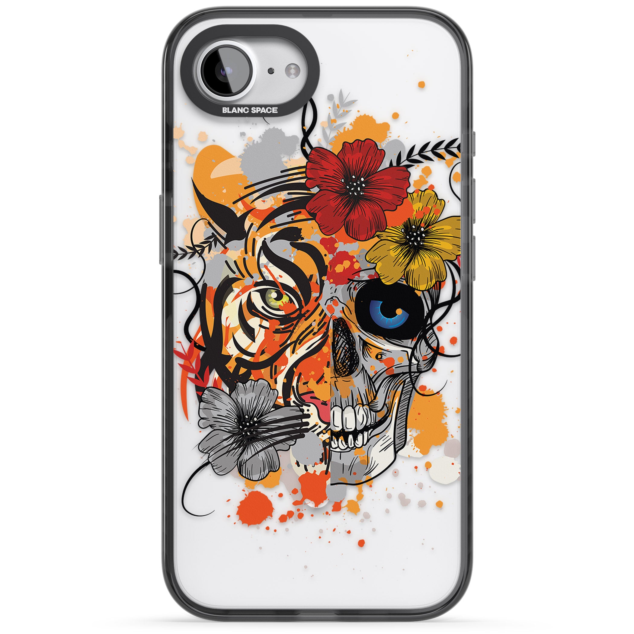 Sugar Skull Tiger Floral