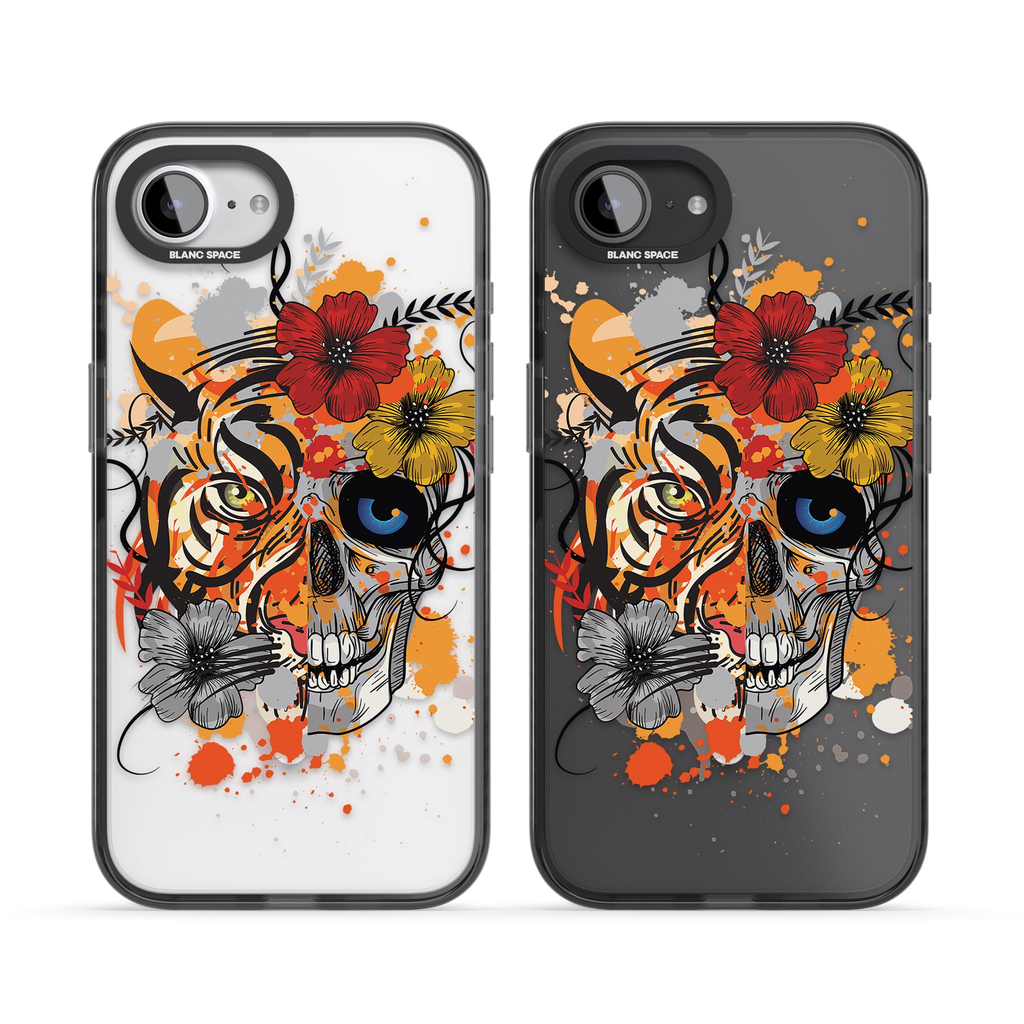 Sugar Skull Tiger Floral