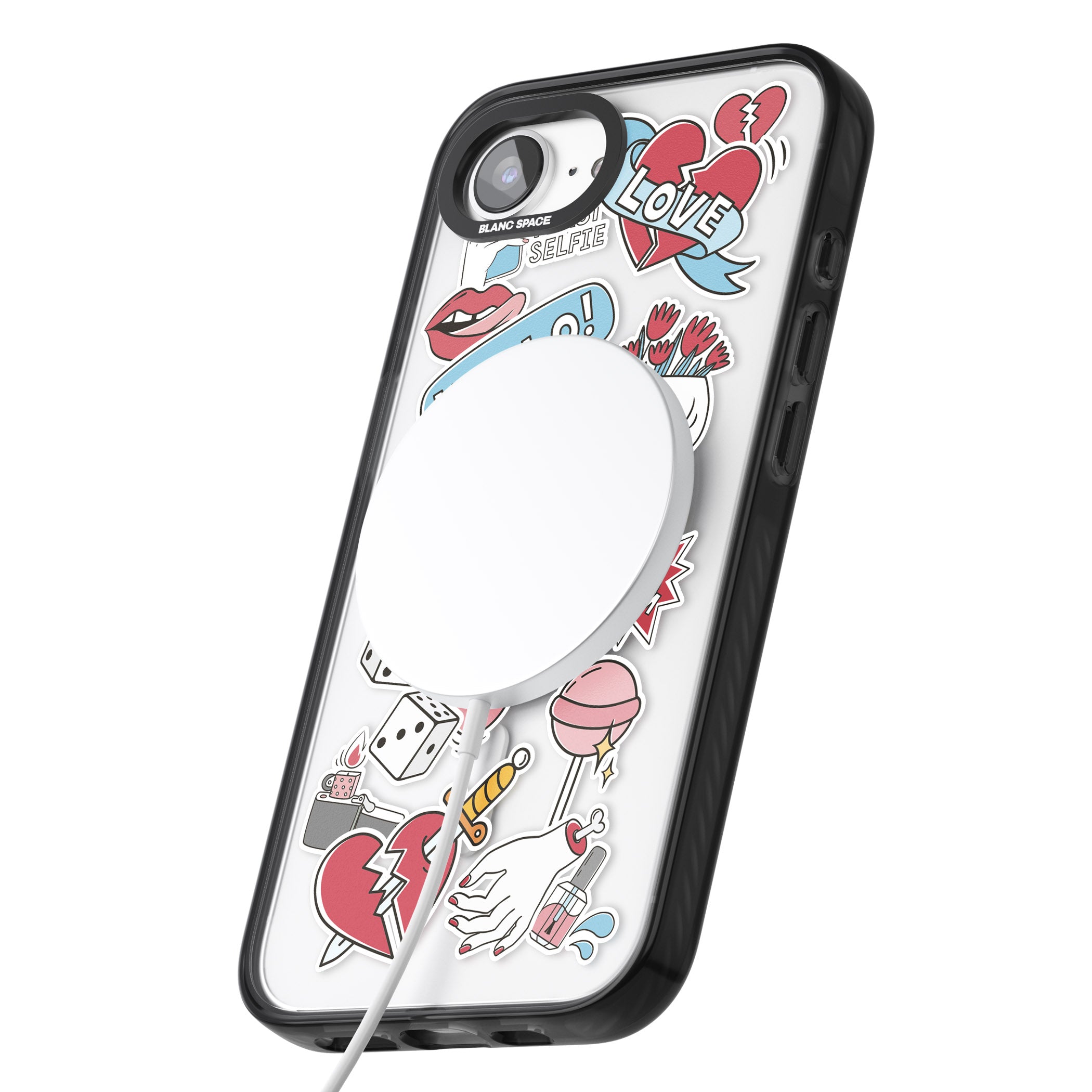 Skull & Flowers Stickers