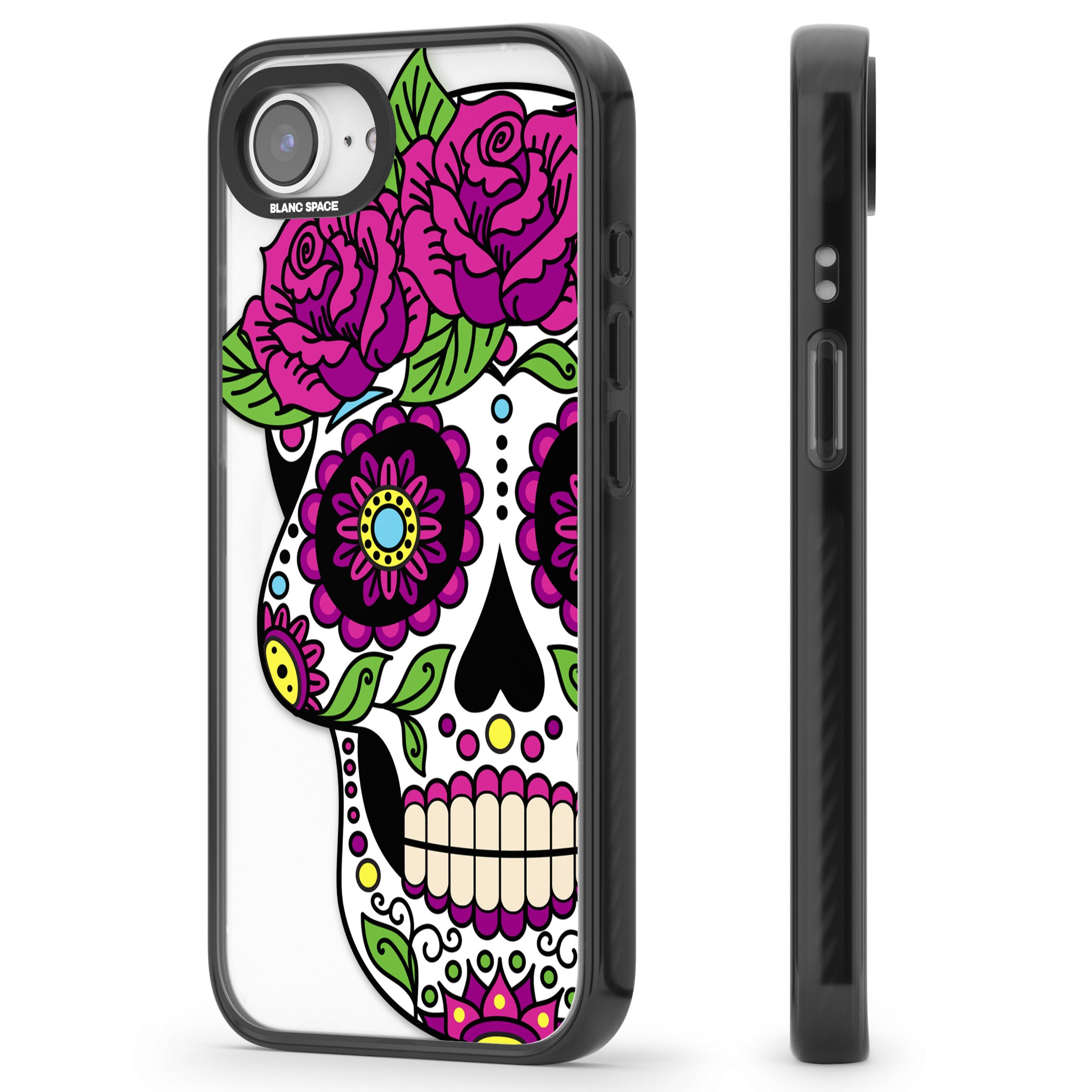Purple Floral Sugar Skull