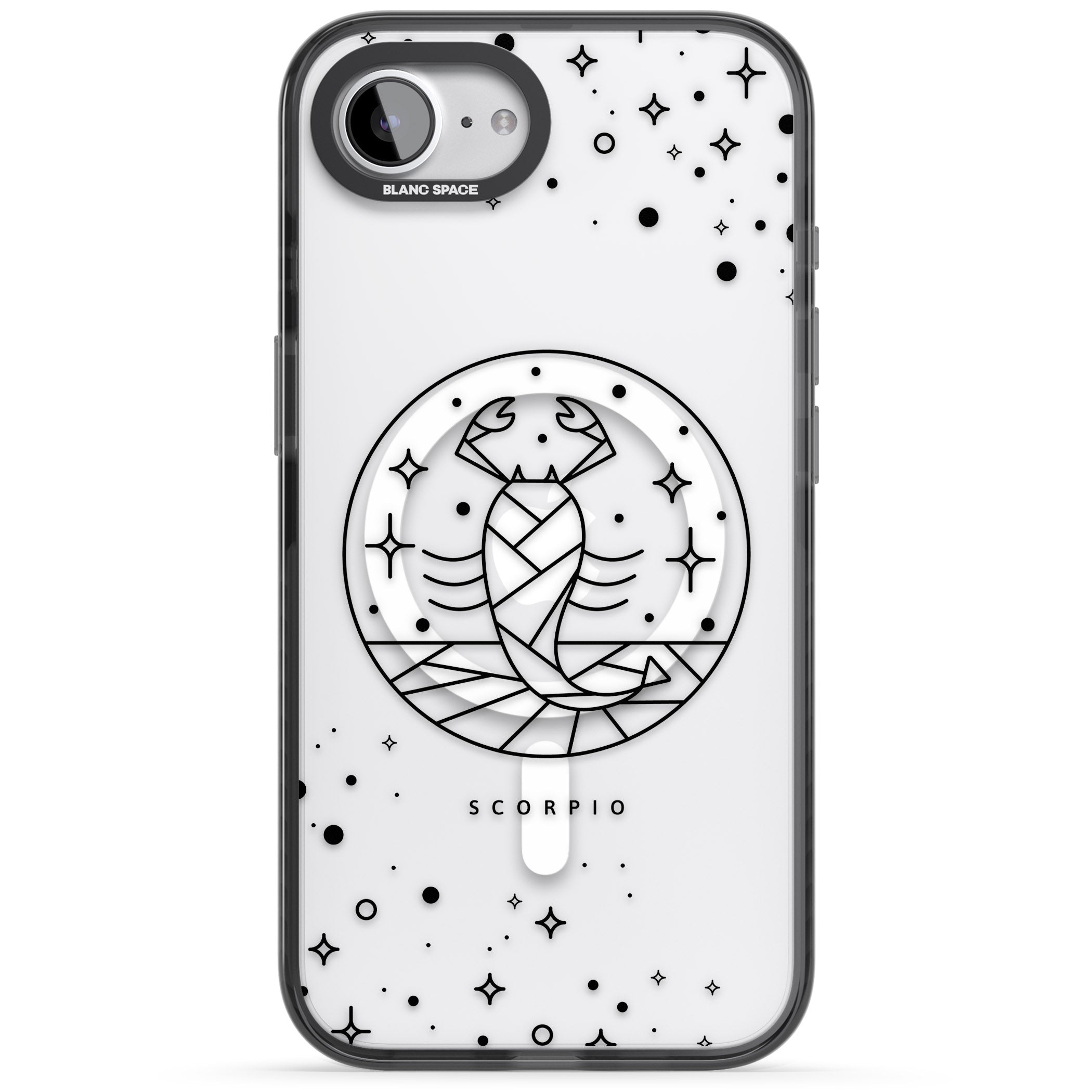 Scorpio Emblem Cosmic Design