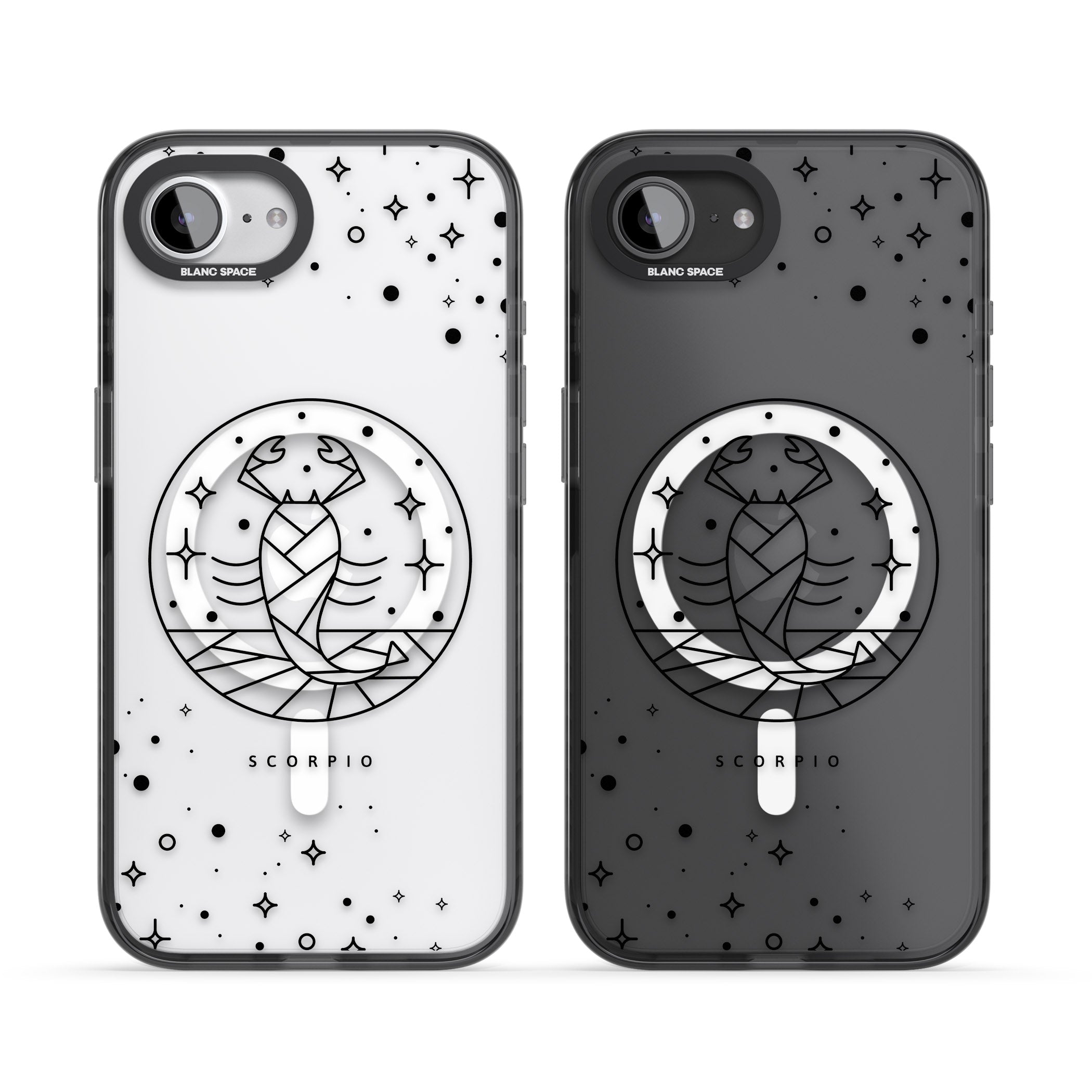 Scorpio Emblem Cosmic Design