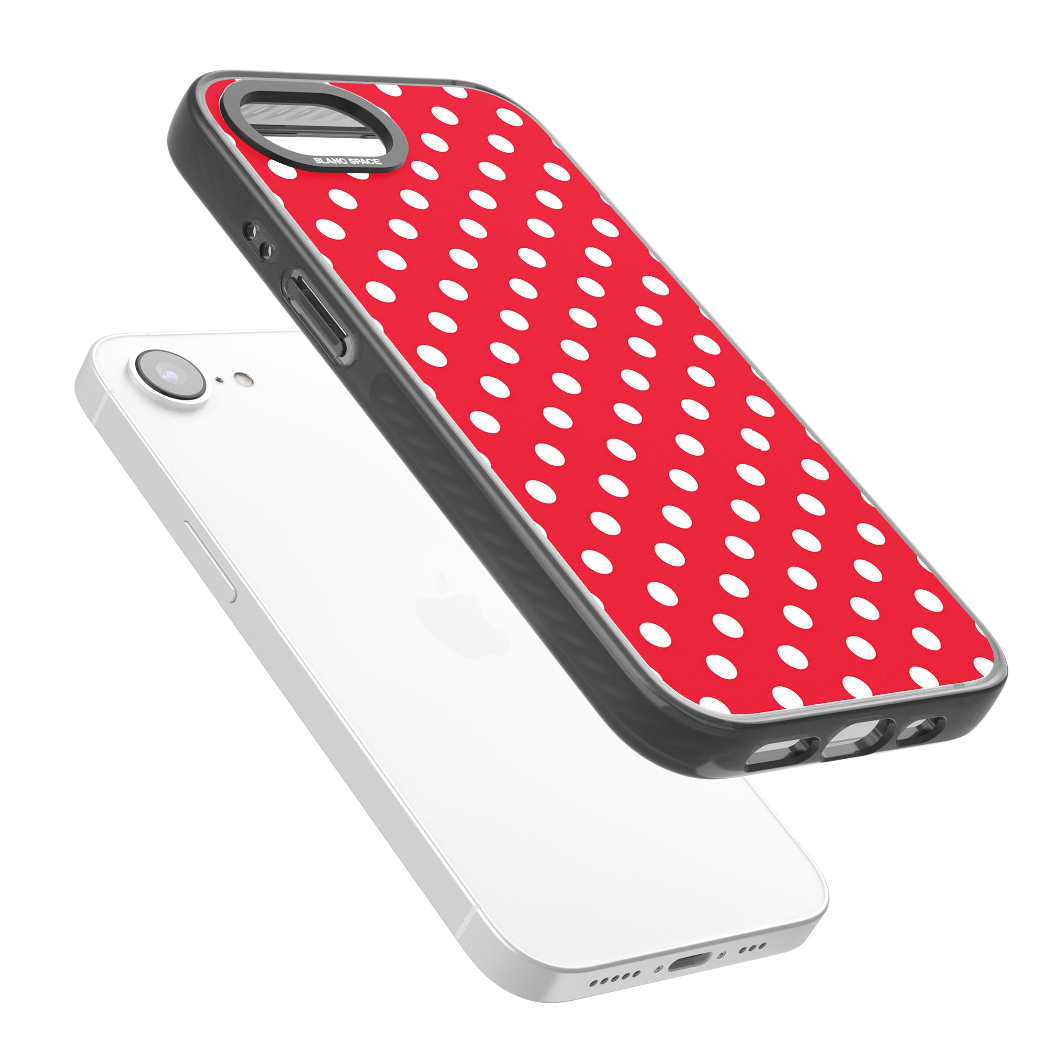 Designer Lava Red Polka Dot