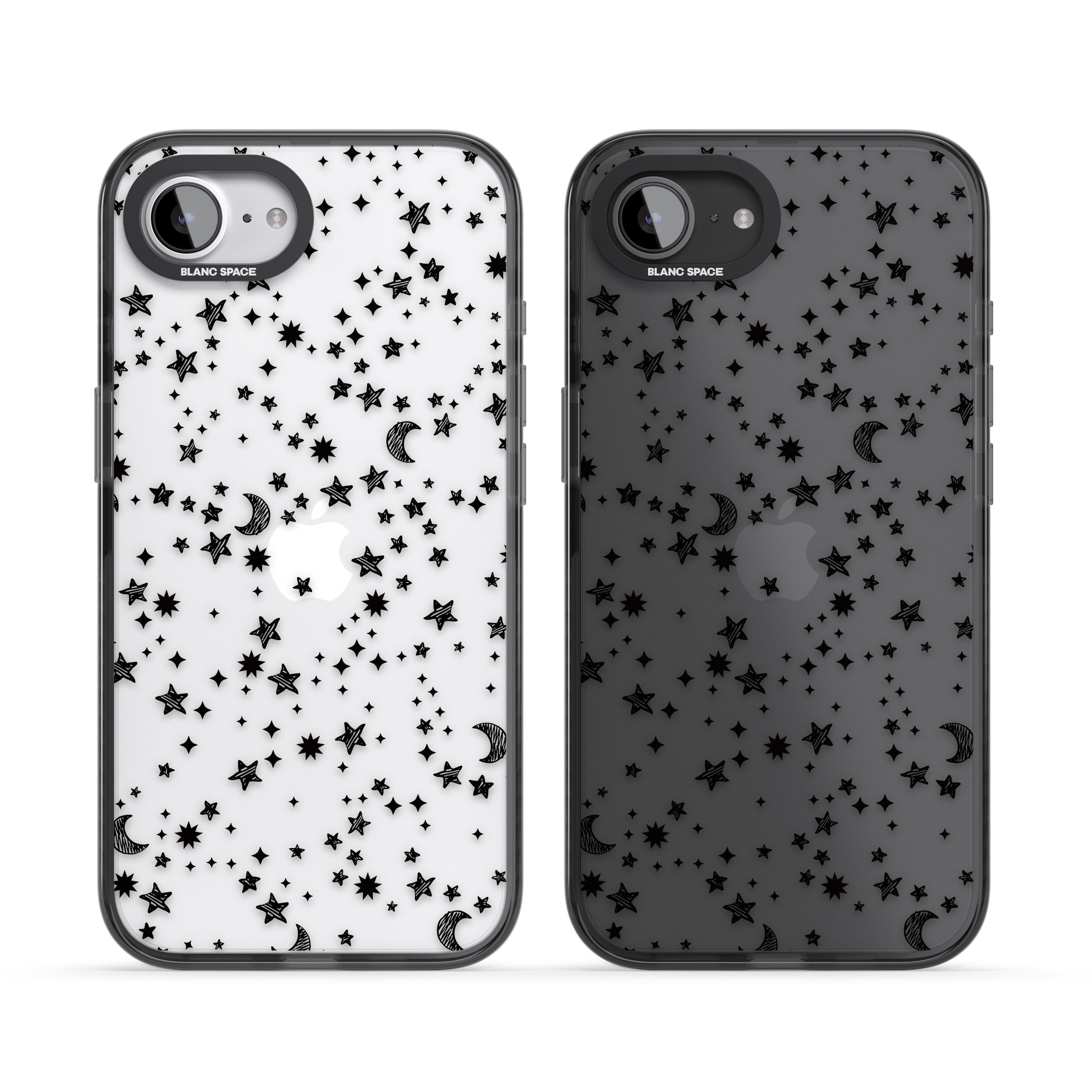 Black Cosmic Galaxy Pattern