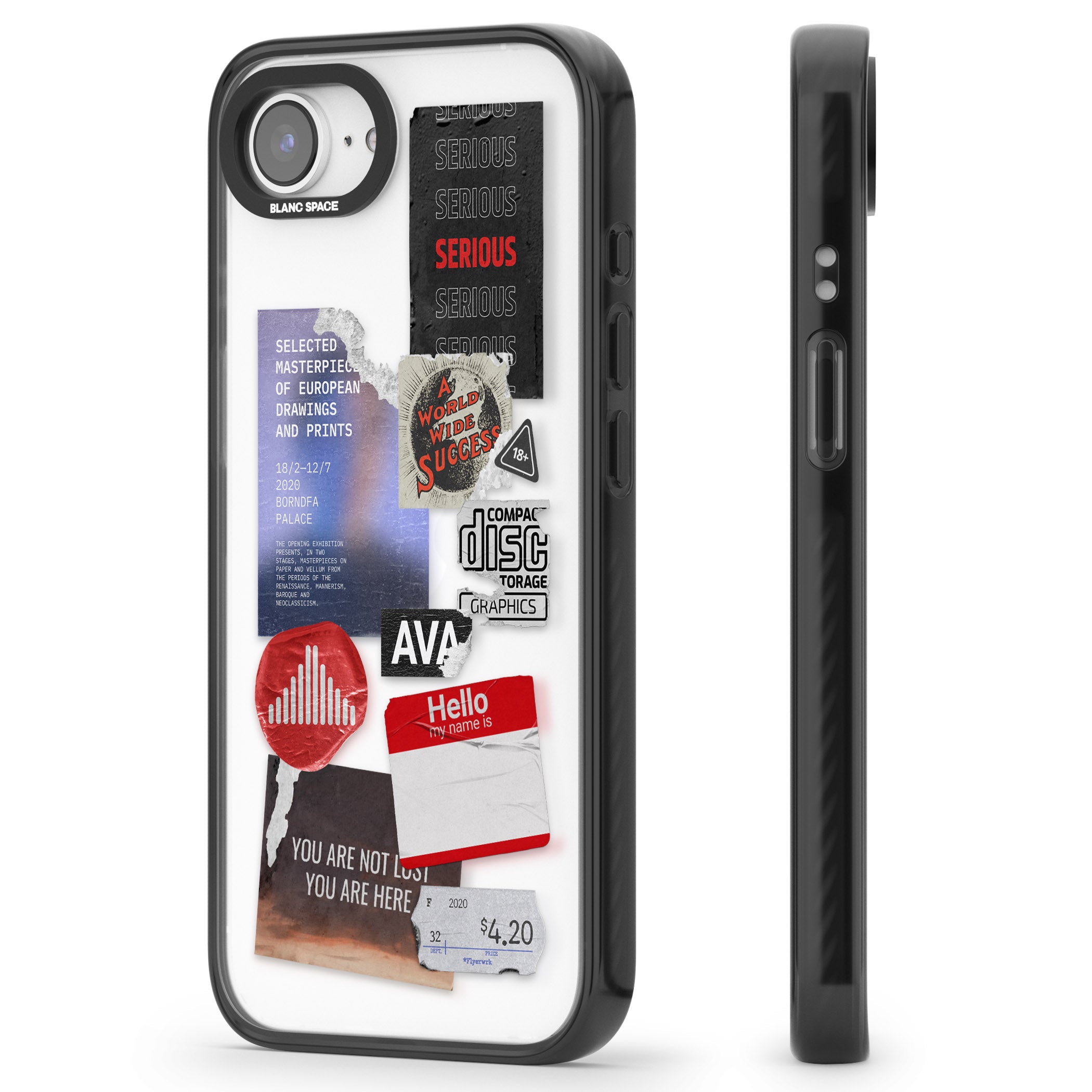 Red & Black Sticker Mix