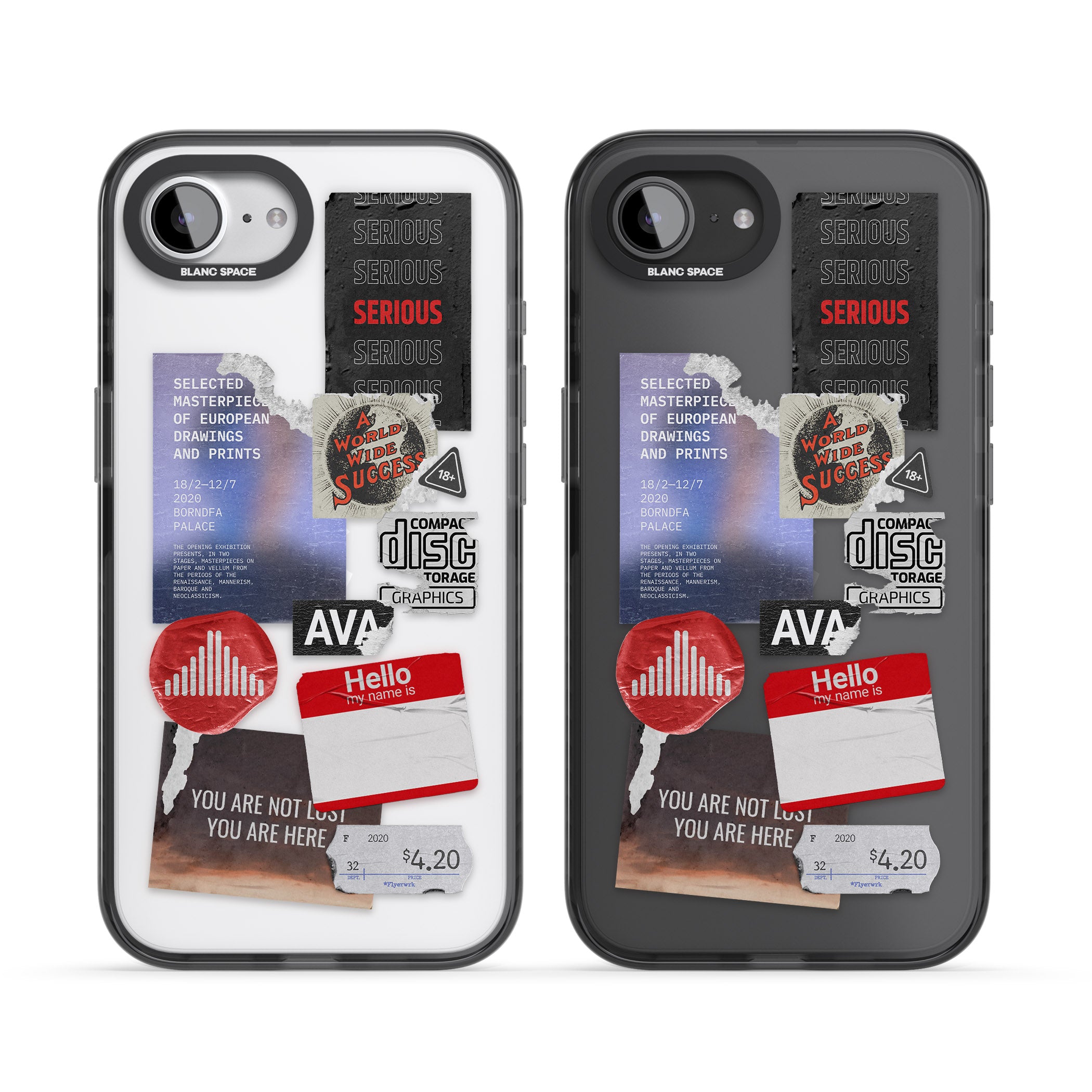 Red & Black Sticker Mix