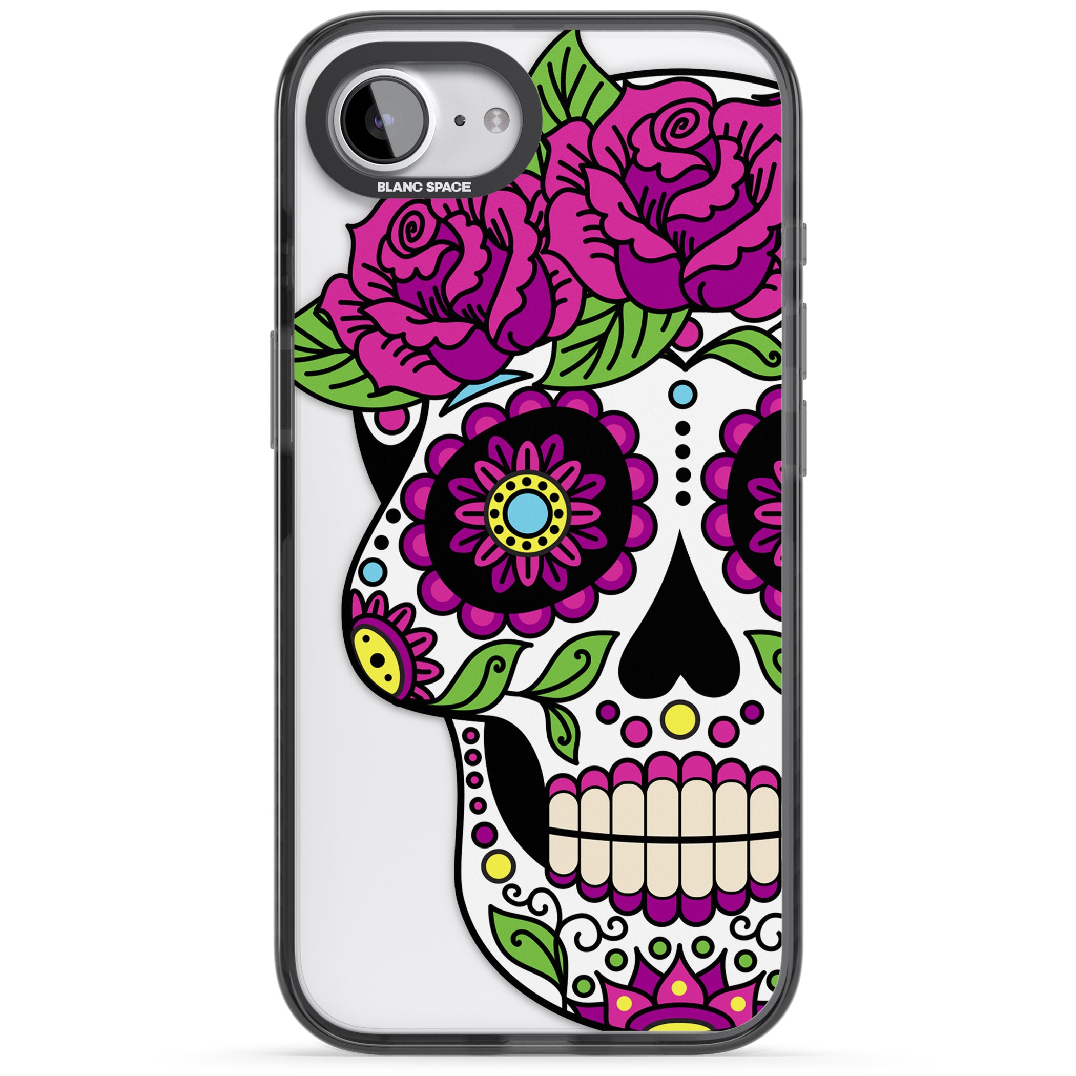 Purple Floral Sugar Skull