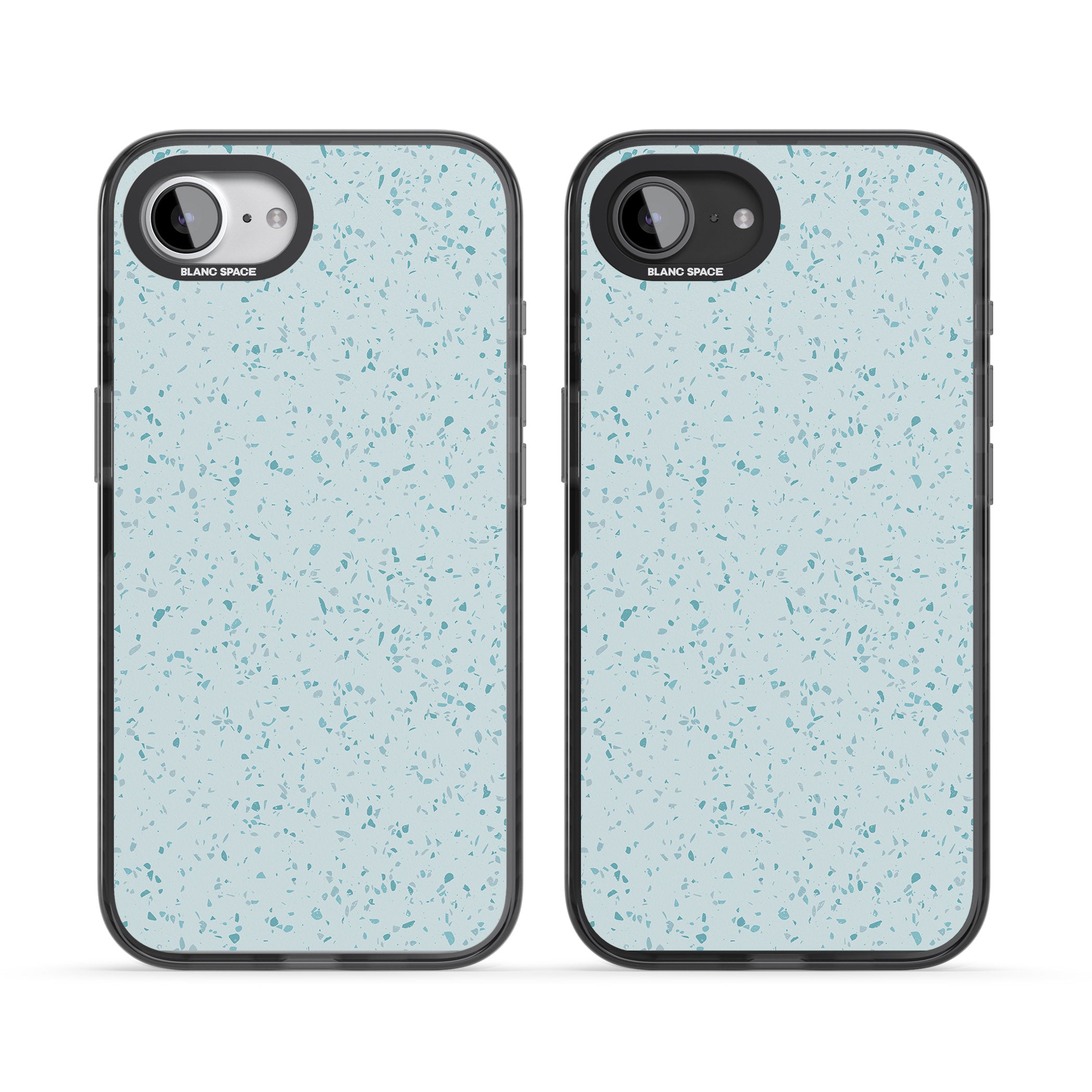 Light Blue Terrazzo Pattern