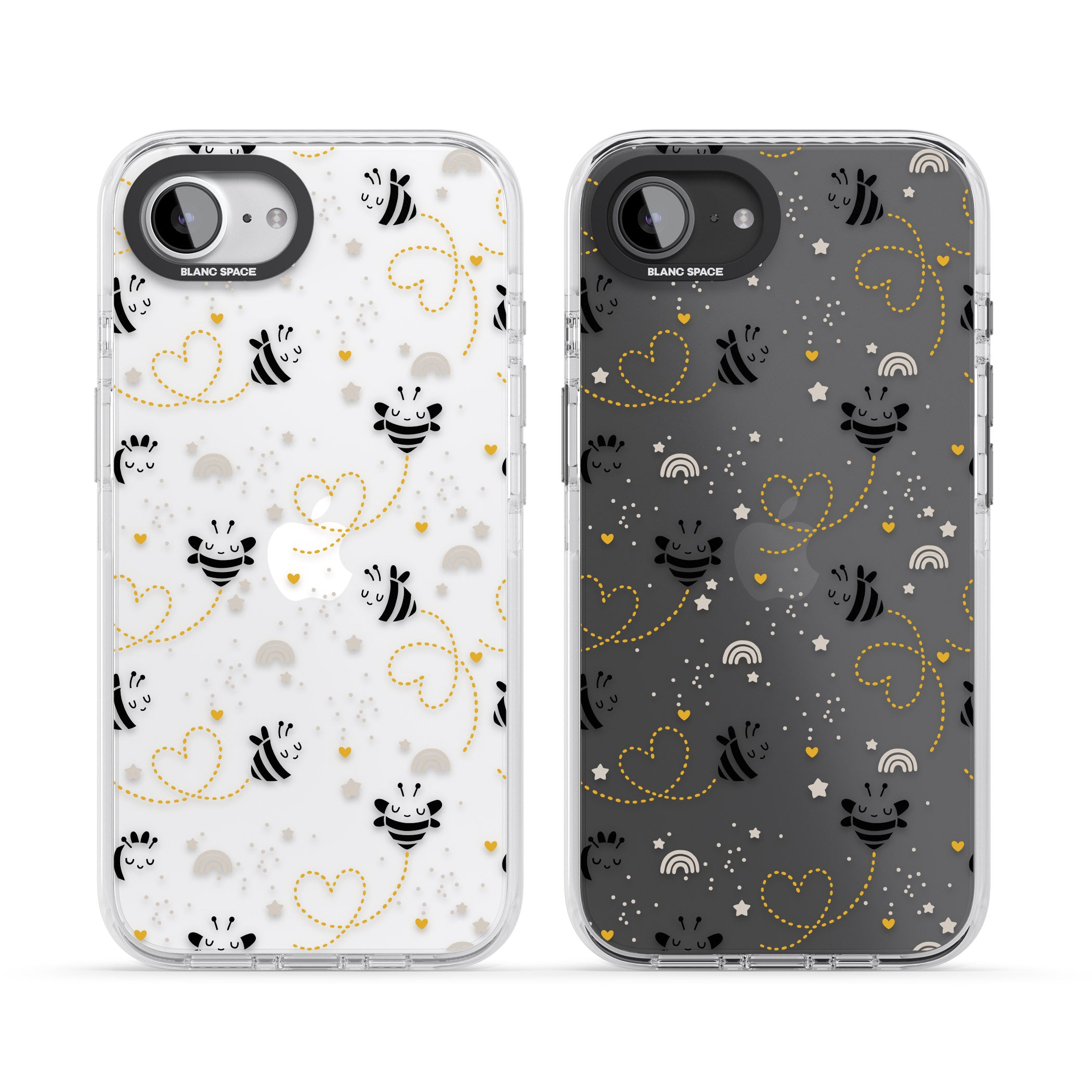 Bee Hearts Pattern