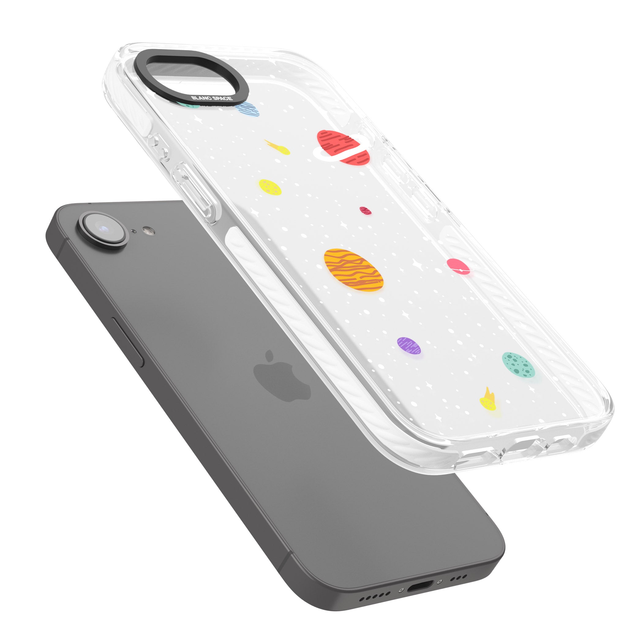 Cute Cartoon Planets (Clear)