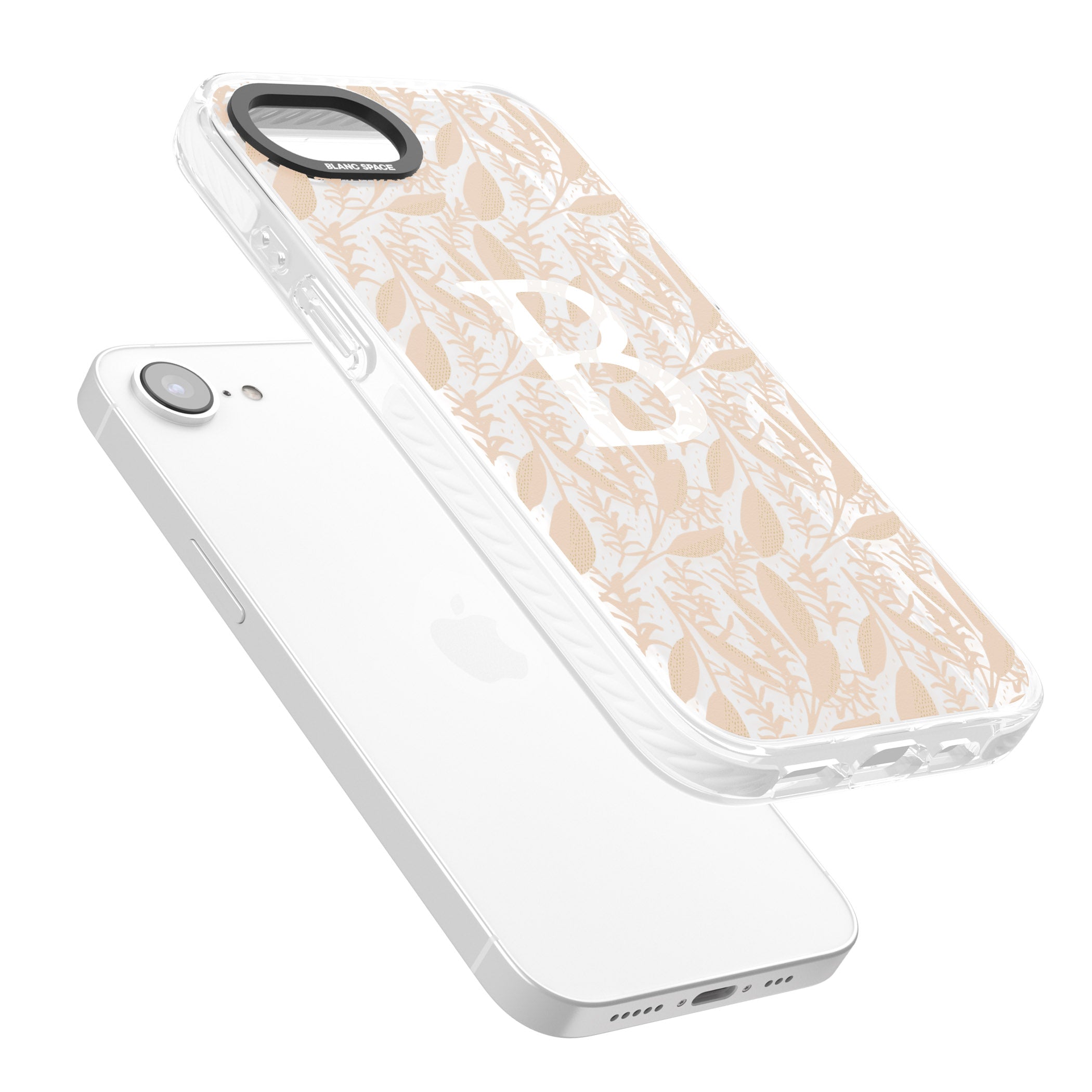 Personalised Monogram Subtle Abstract Floral