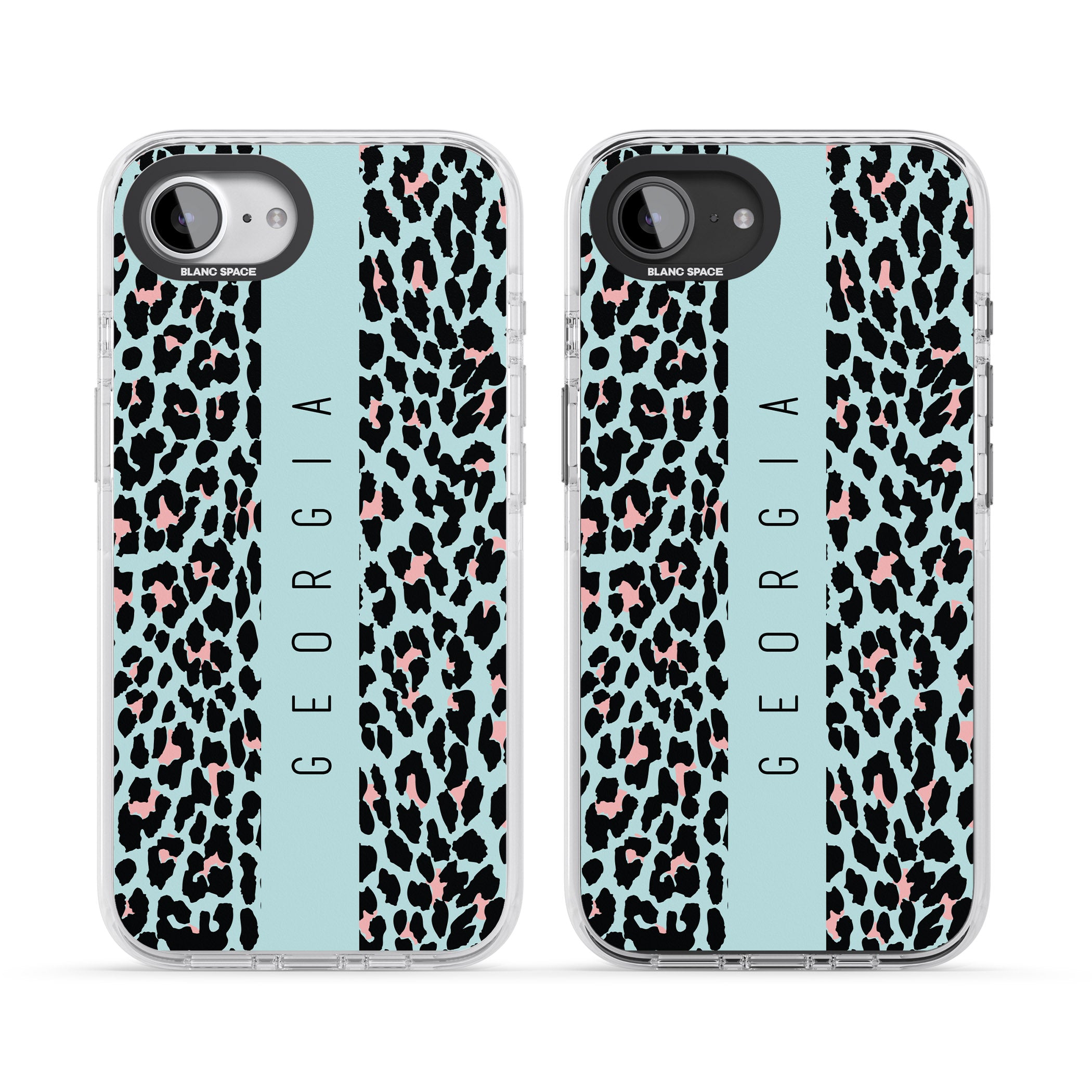 Personalised Blue Leopard