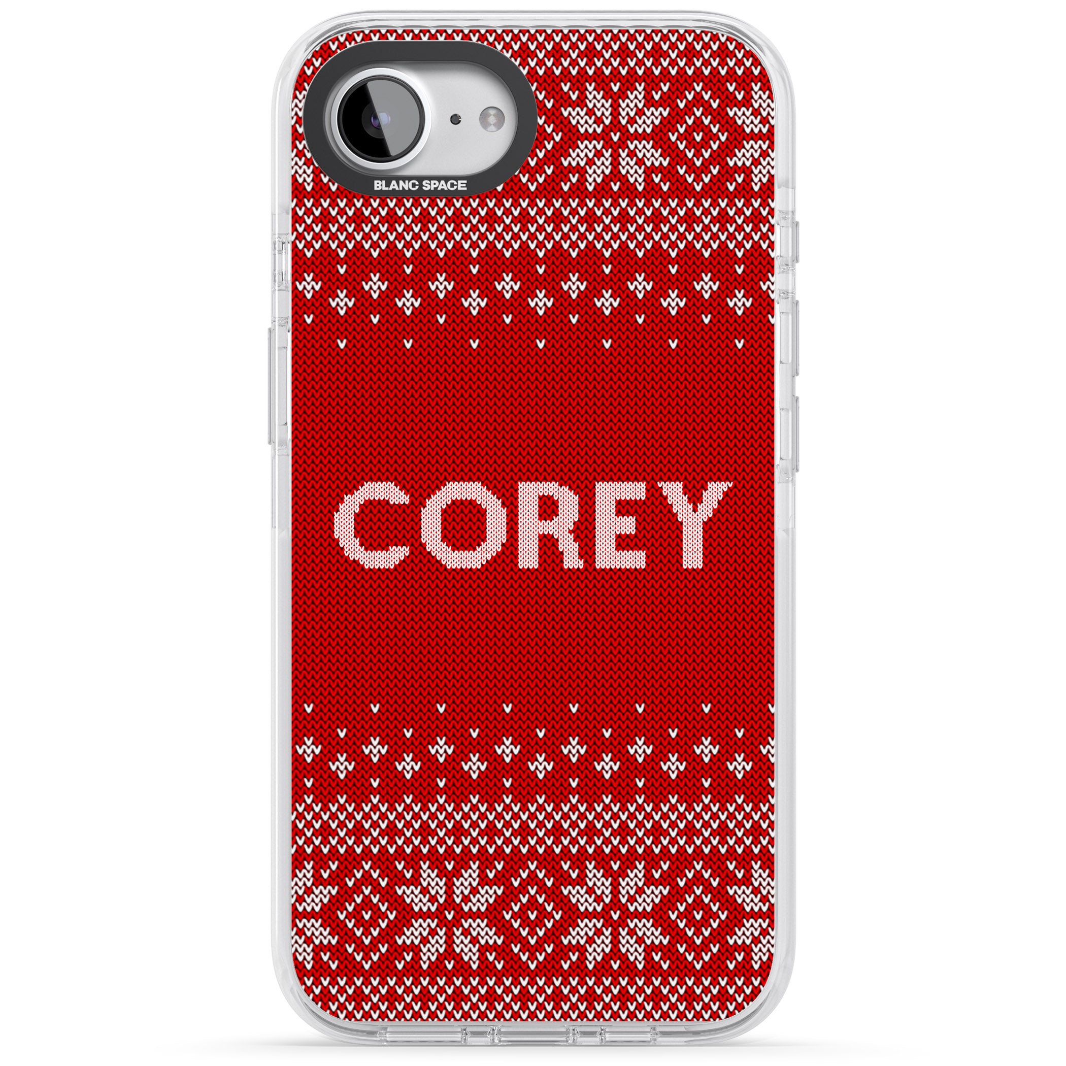 Personalised Red Christmas Knit