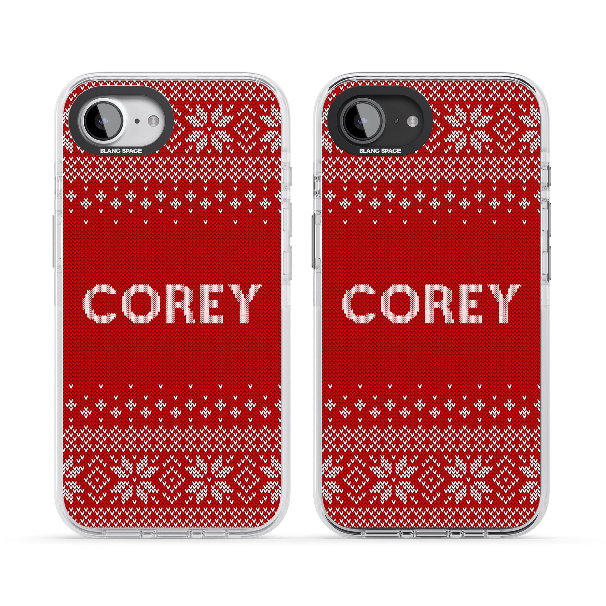 Personalised Red Christmas Knit