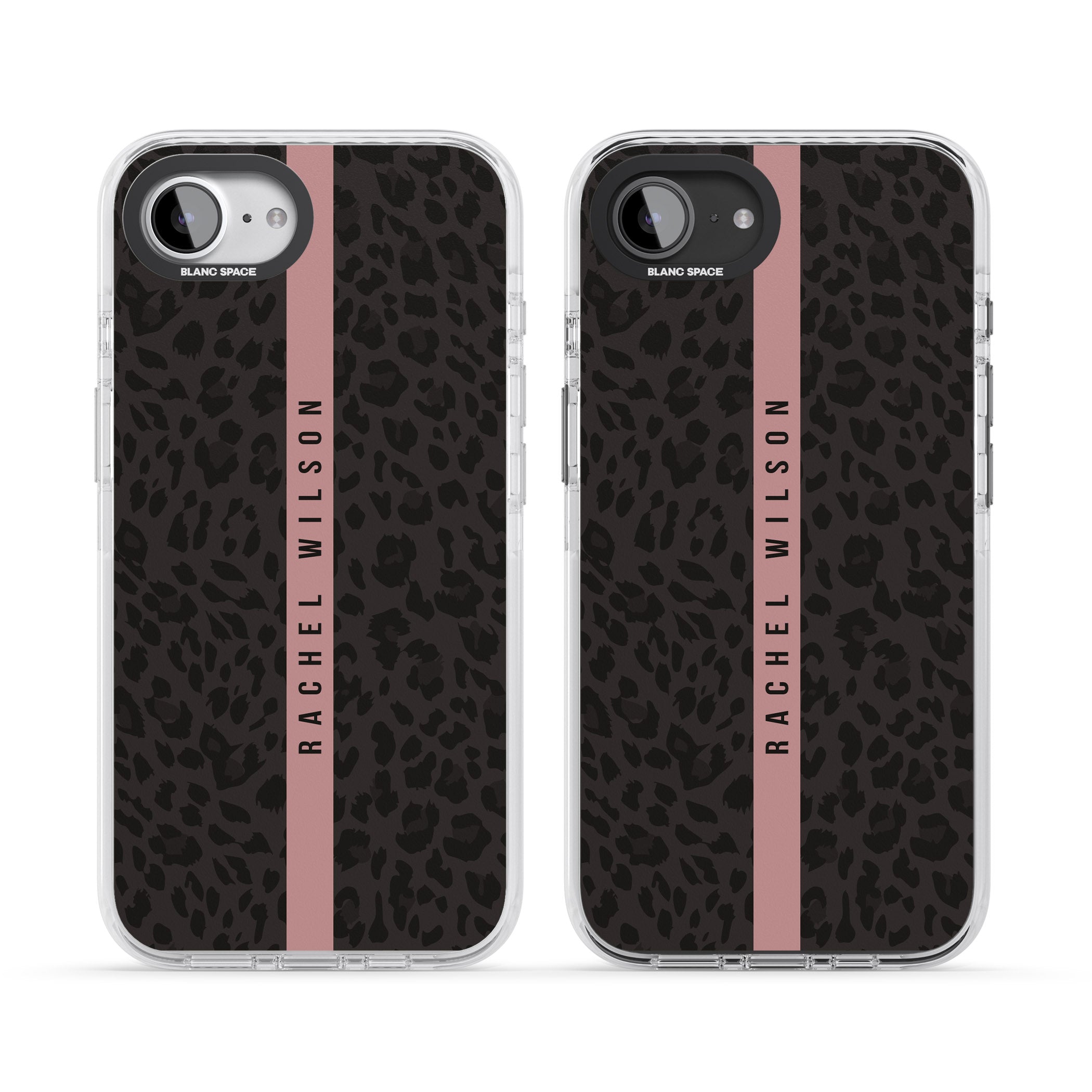 Personalised Pink Stripe Leopard