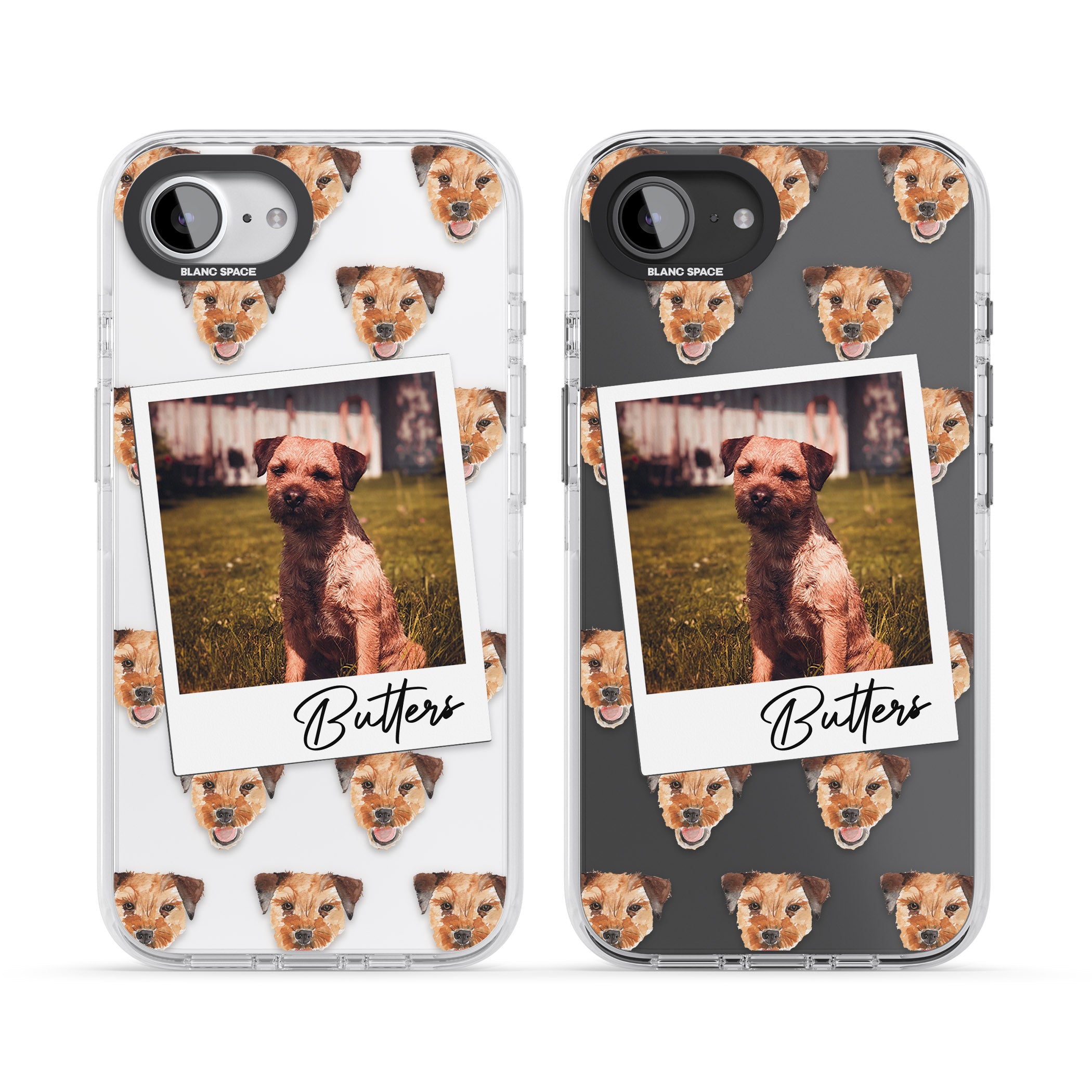 Personalised Border Terrier Instant Camera Photo