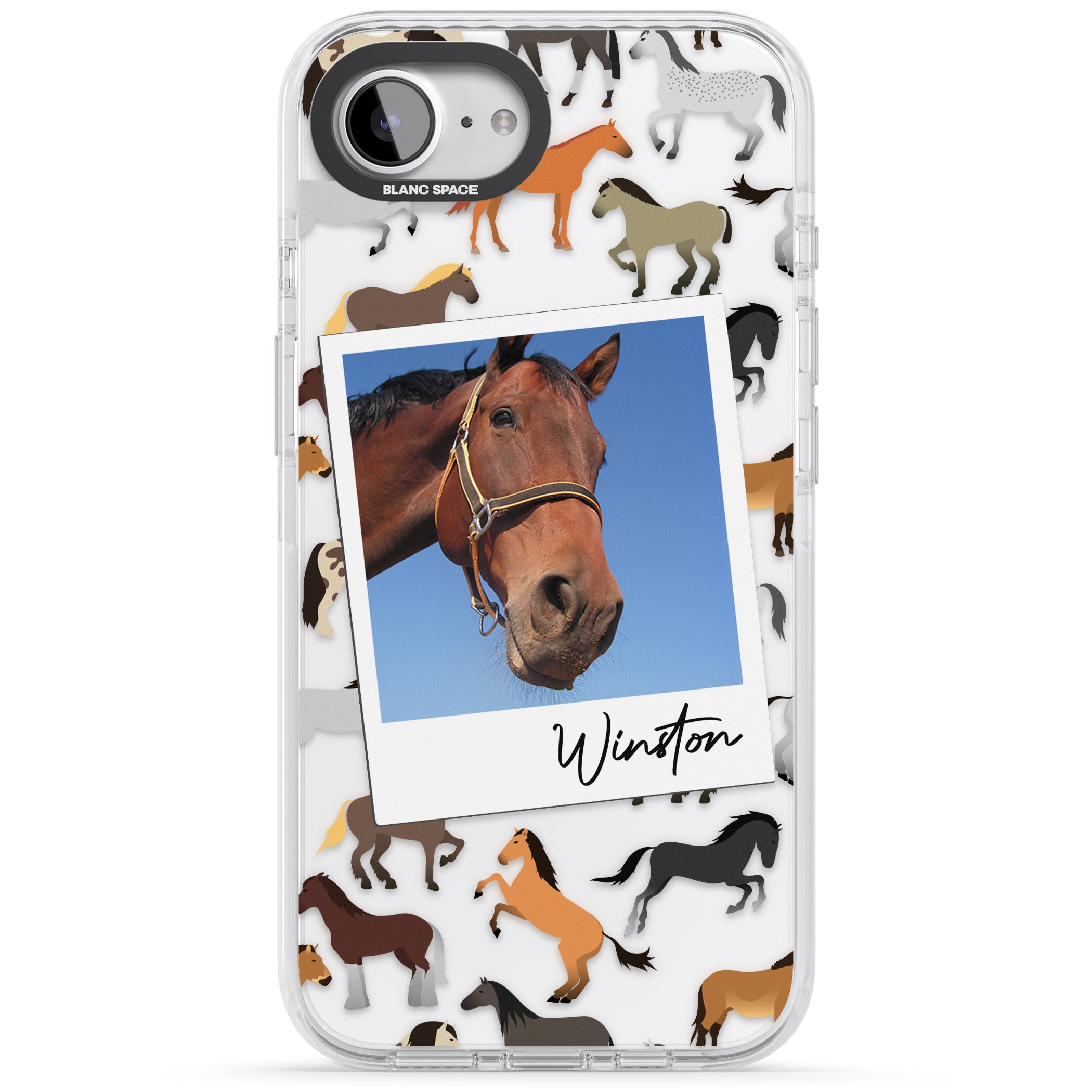 Personalised Horse Polaroid