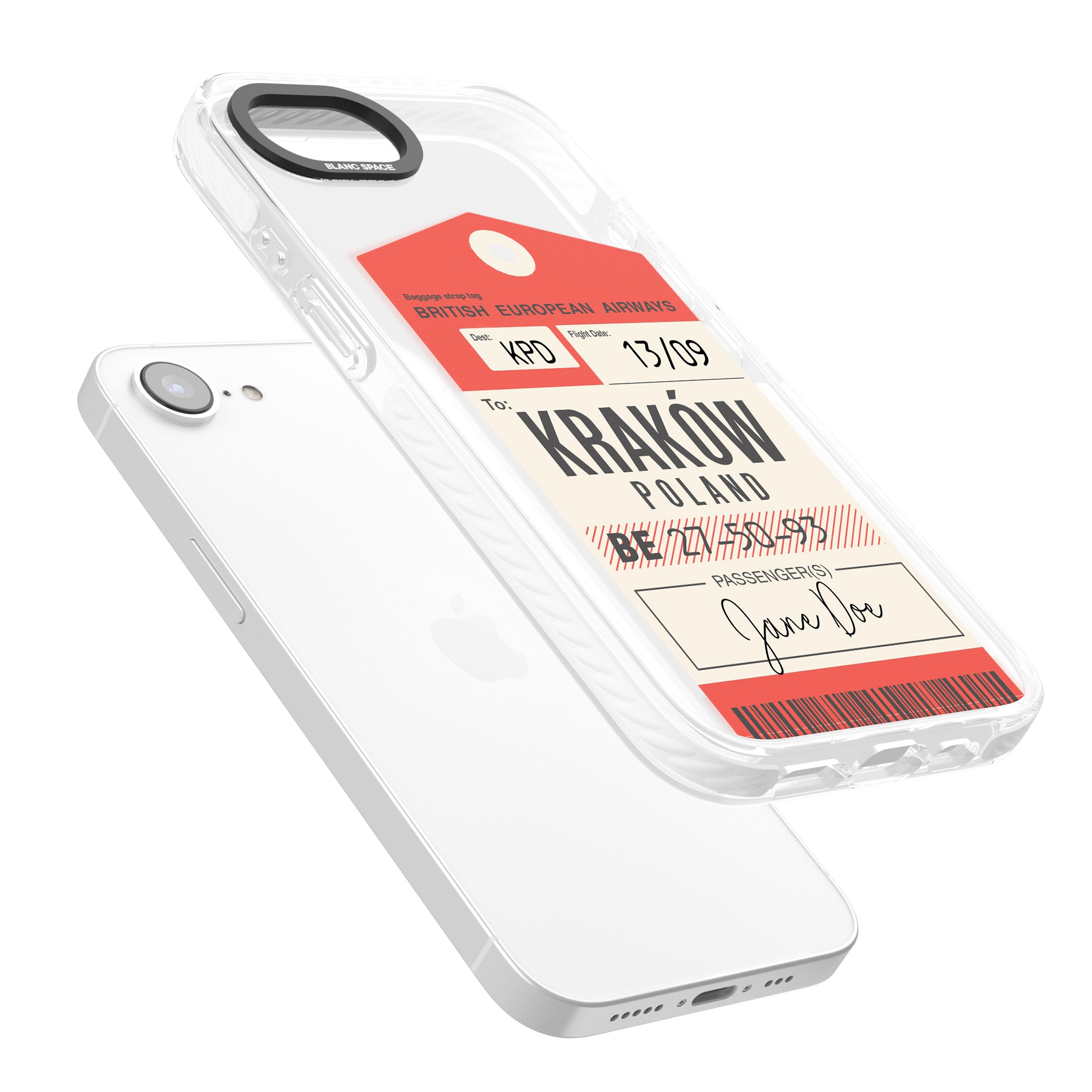 Personalised Vintage Bea Luggage Tag